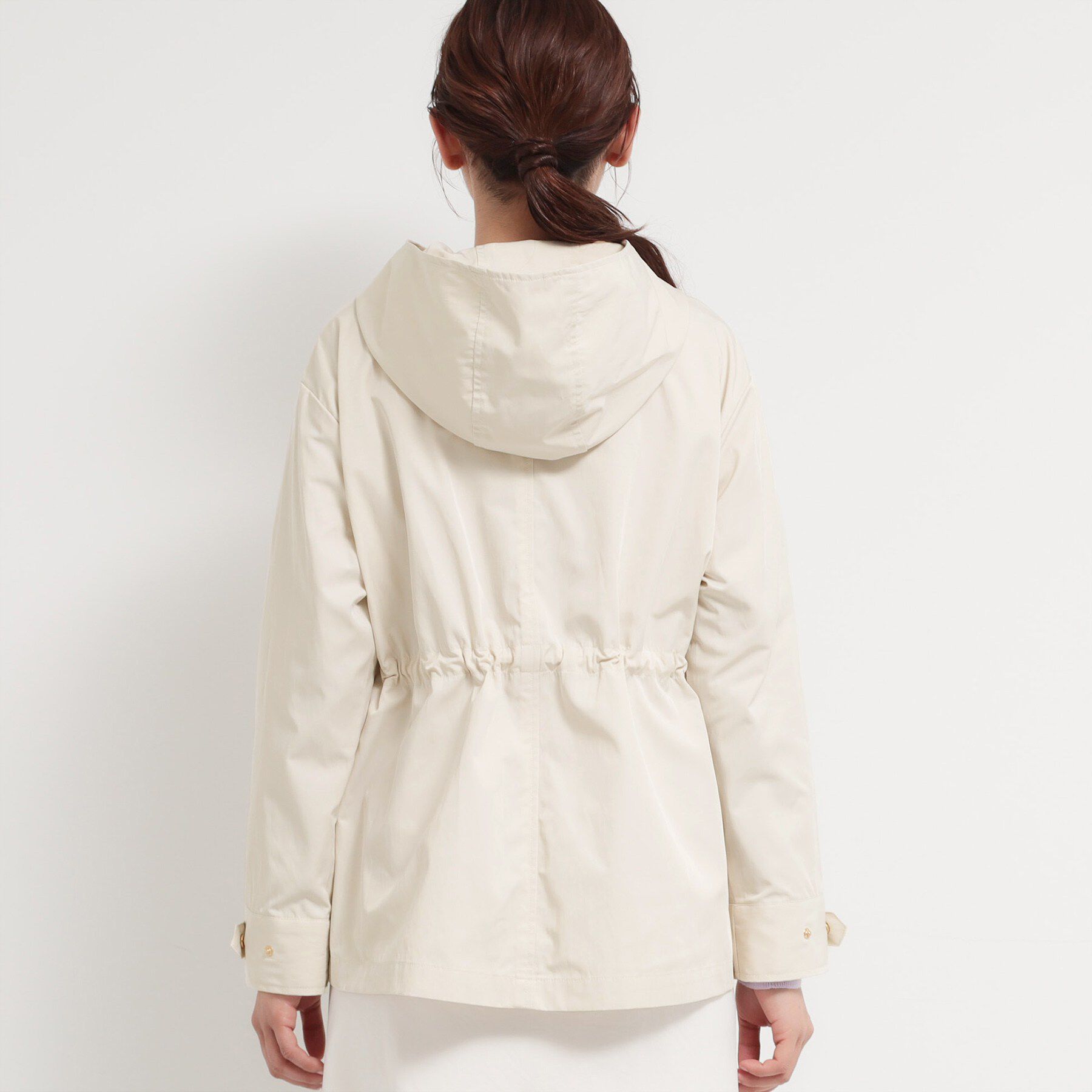 THE SHOP TK「【ウエスト調節可能ですっきり見え】フーデットブルゾン/洗える」|ブルゾン・スタジャン|