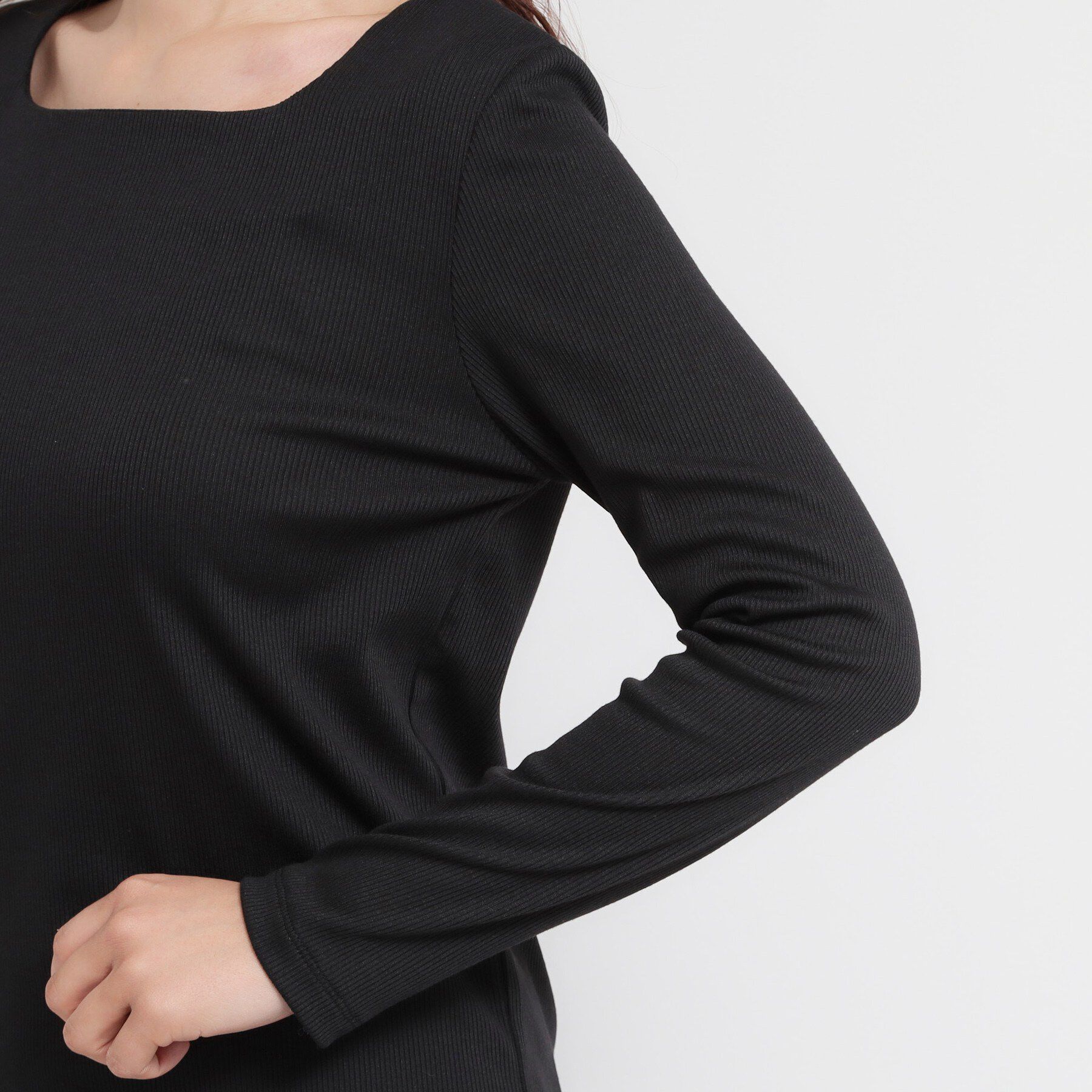 THE SHOP TK「スクエアネックテレコトップス」|Tシャツ・カットソー|