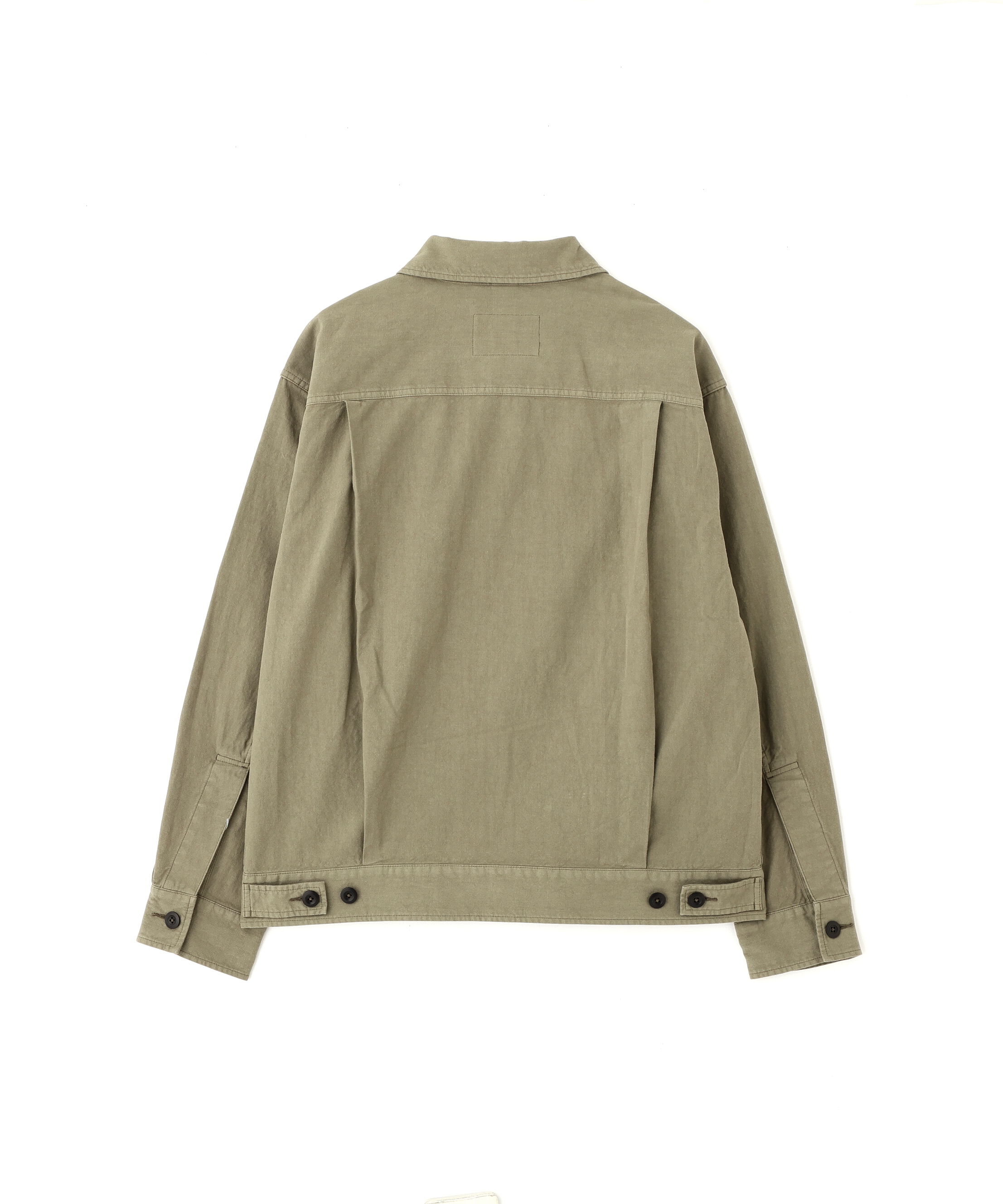 MHL.「BELGIAN LINEN COTTON PLAINWEAVE BLOUSON」|ブルゾン・スタジャン|