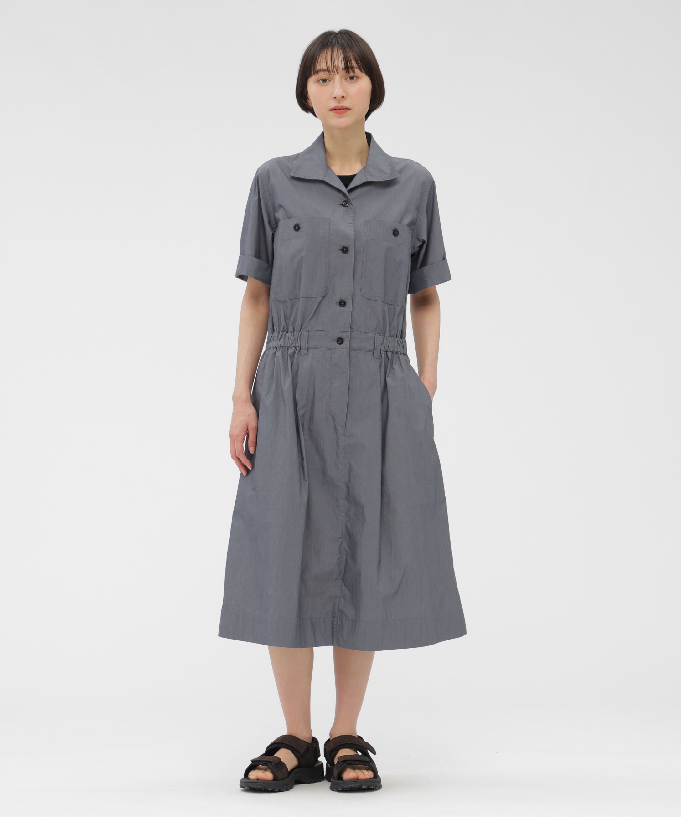 MHL.「SUPERLIGHT COTTON NYLON DRESS」|ワンピース|