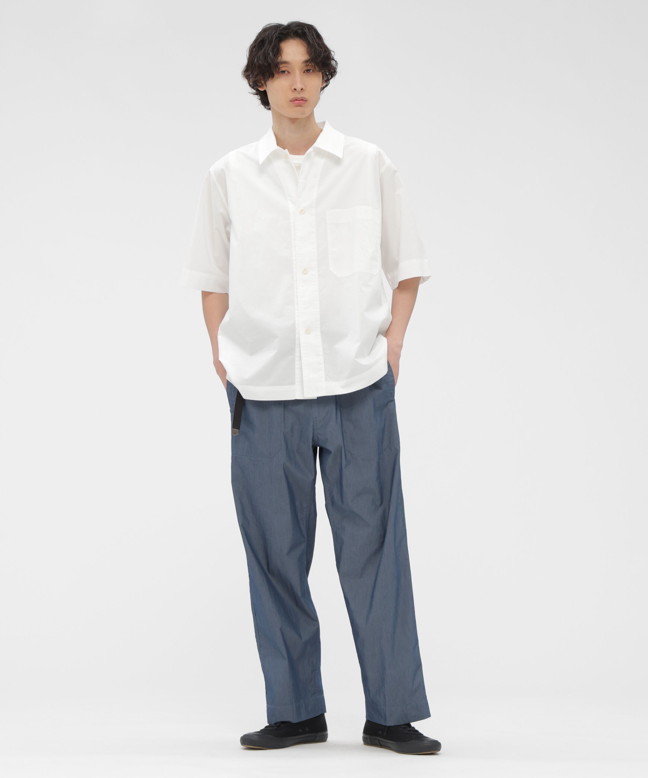 MHL.「COTTON RAMIE POPLIN SHIRT」|シャツ・ブラウス|
