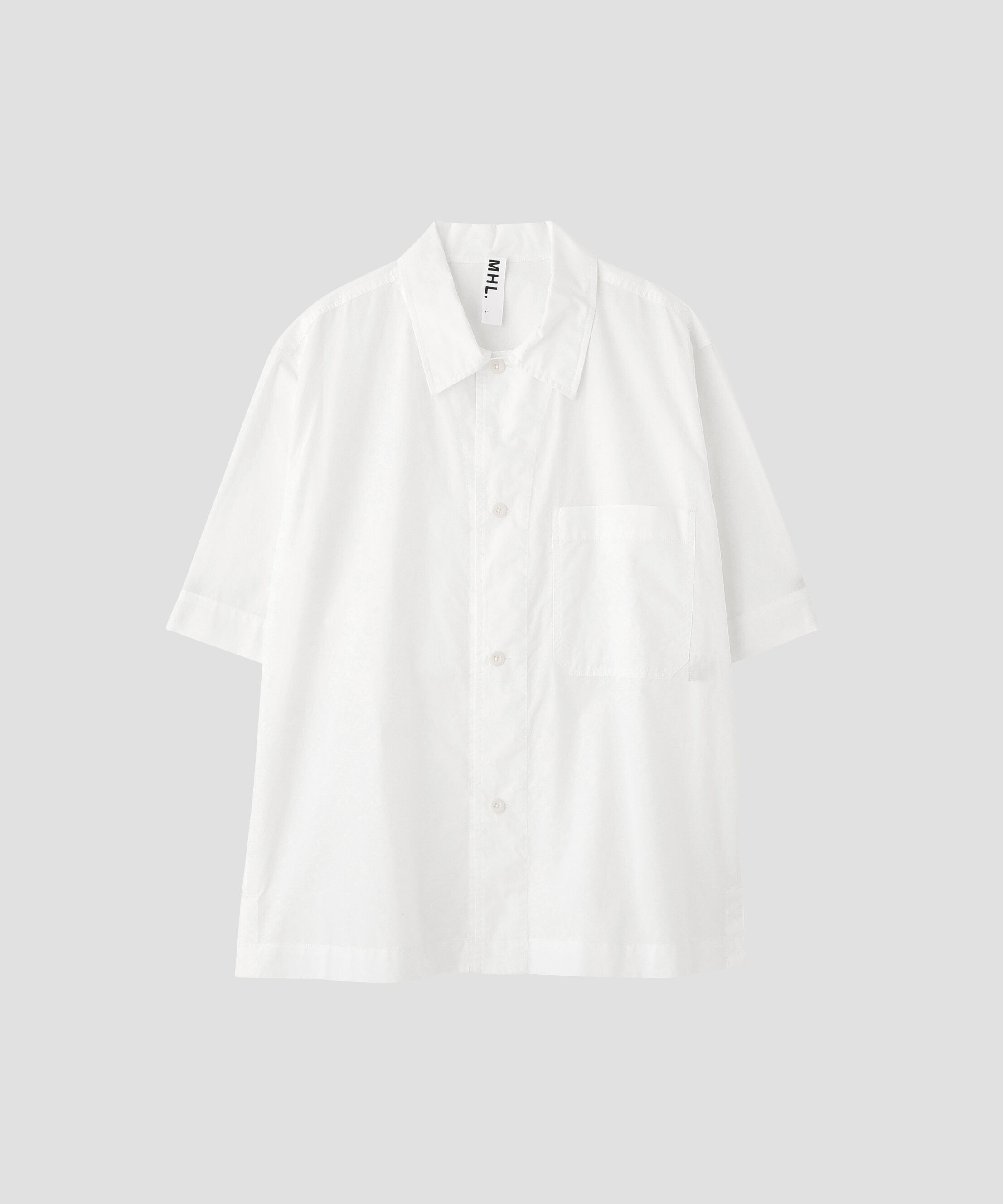 MHL.「COTTON RAMIE POPLIN SHIRT」|シャツ・ブラウス|