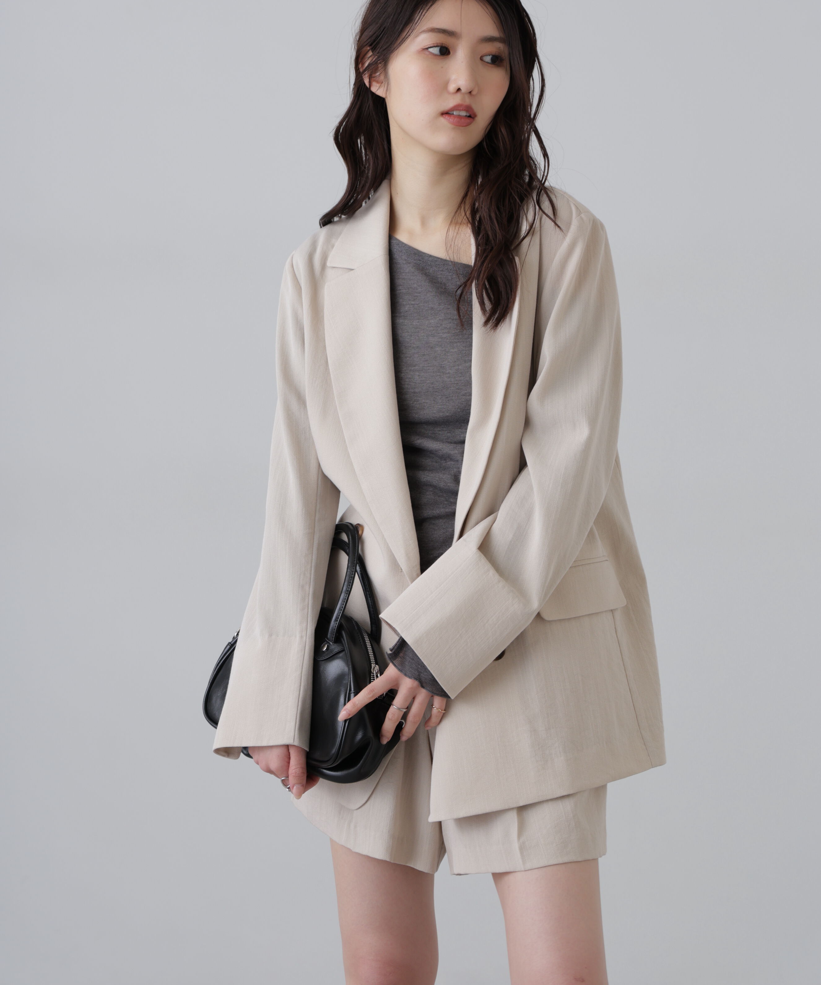  「麻調合繊ダブルブレストジャケット」|その他|