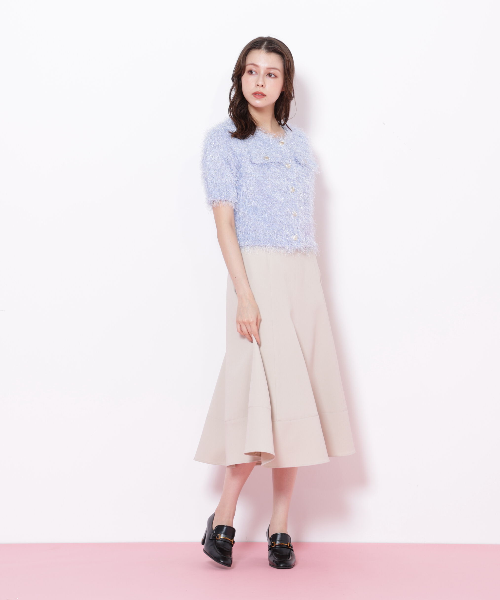  「ステッチフレアスカート」|スカート|