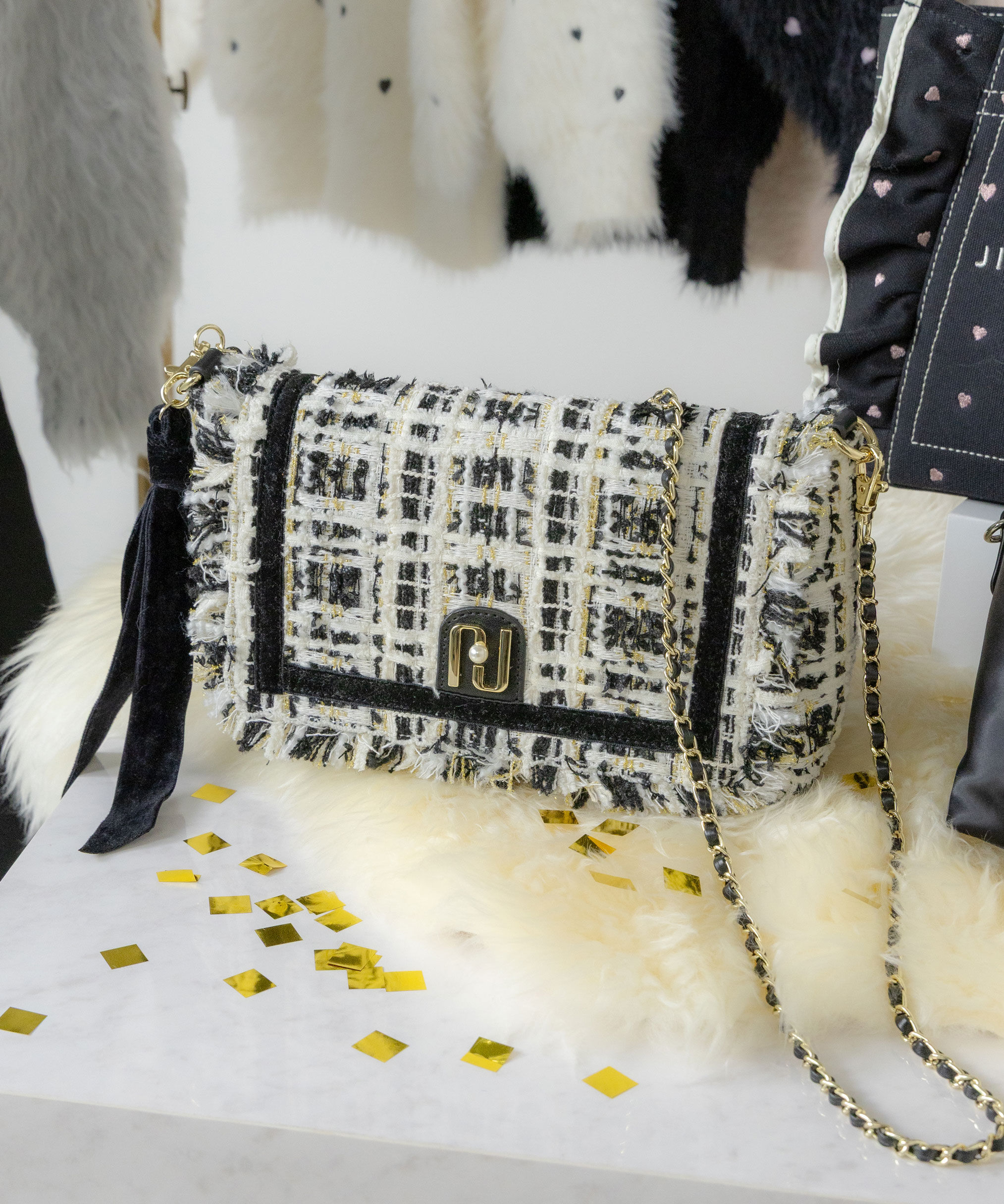  「ツイードフラップバッグ」|その他|