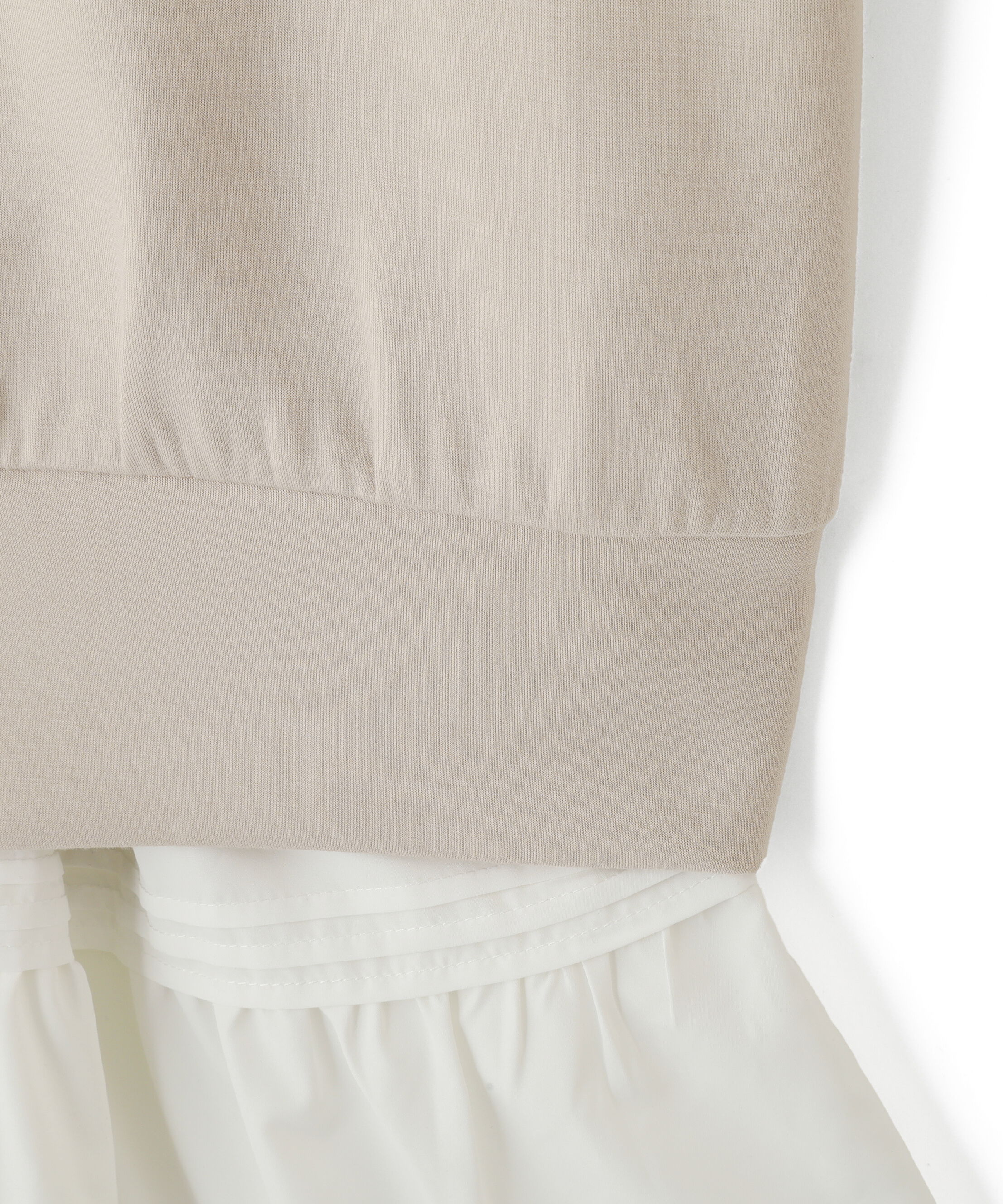  「ビッグカラーパーカーティアードミニスカートセット」|ワンピース|