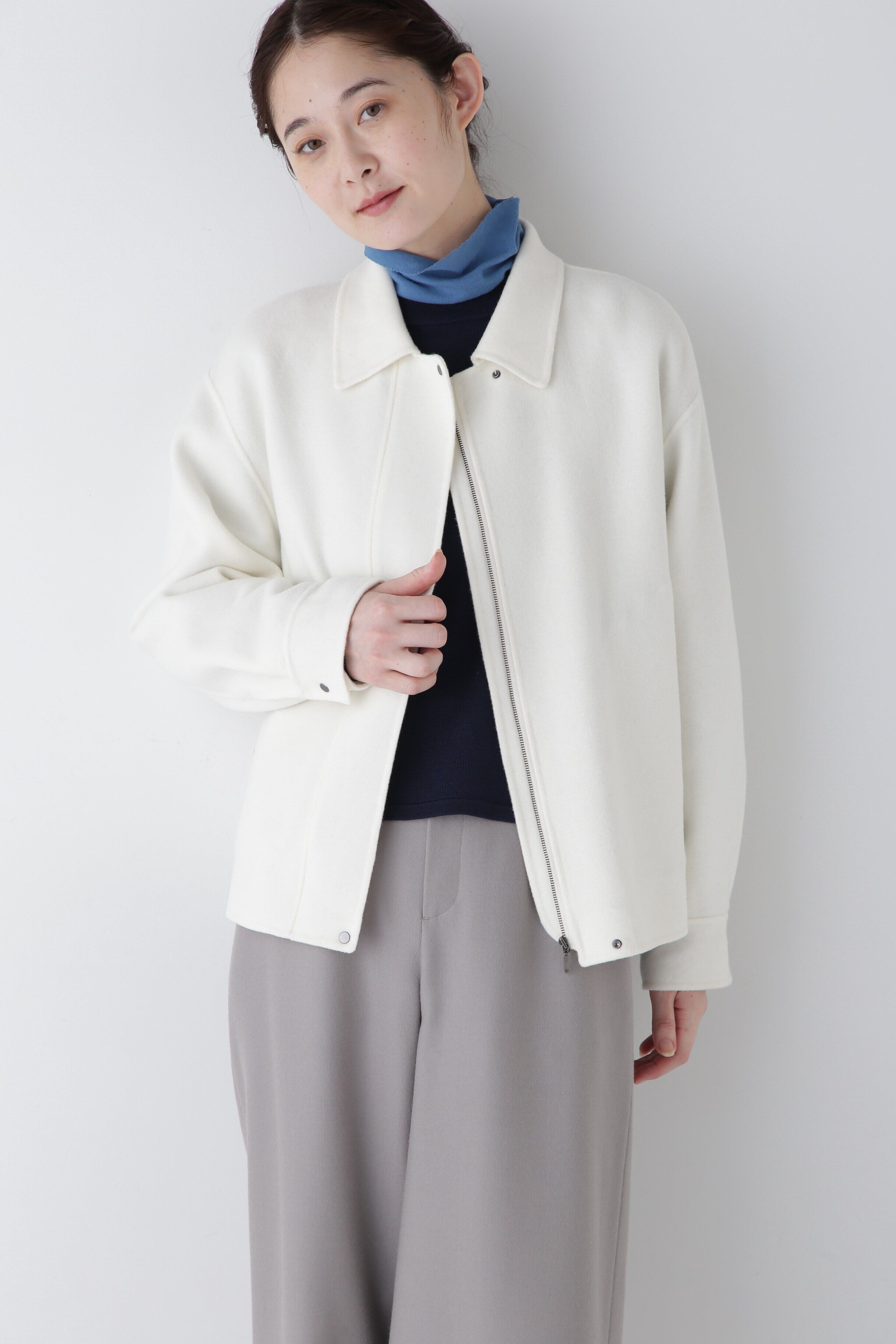  「◆リバーショートブルゾン」|ブルゾン・スタジャン|