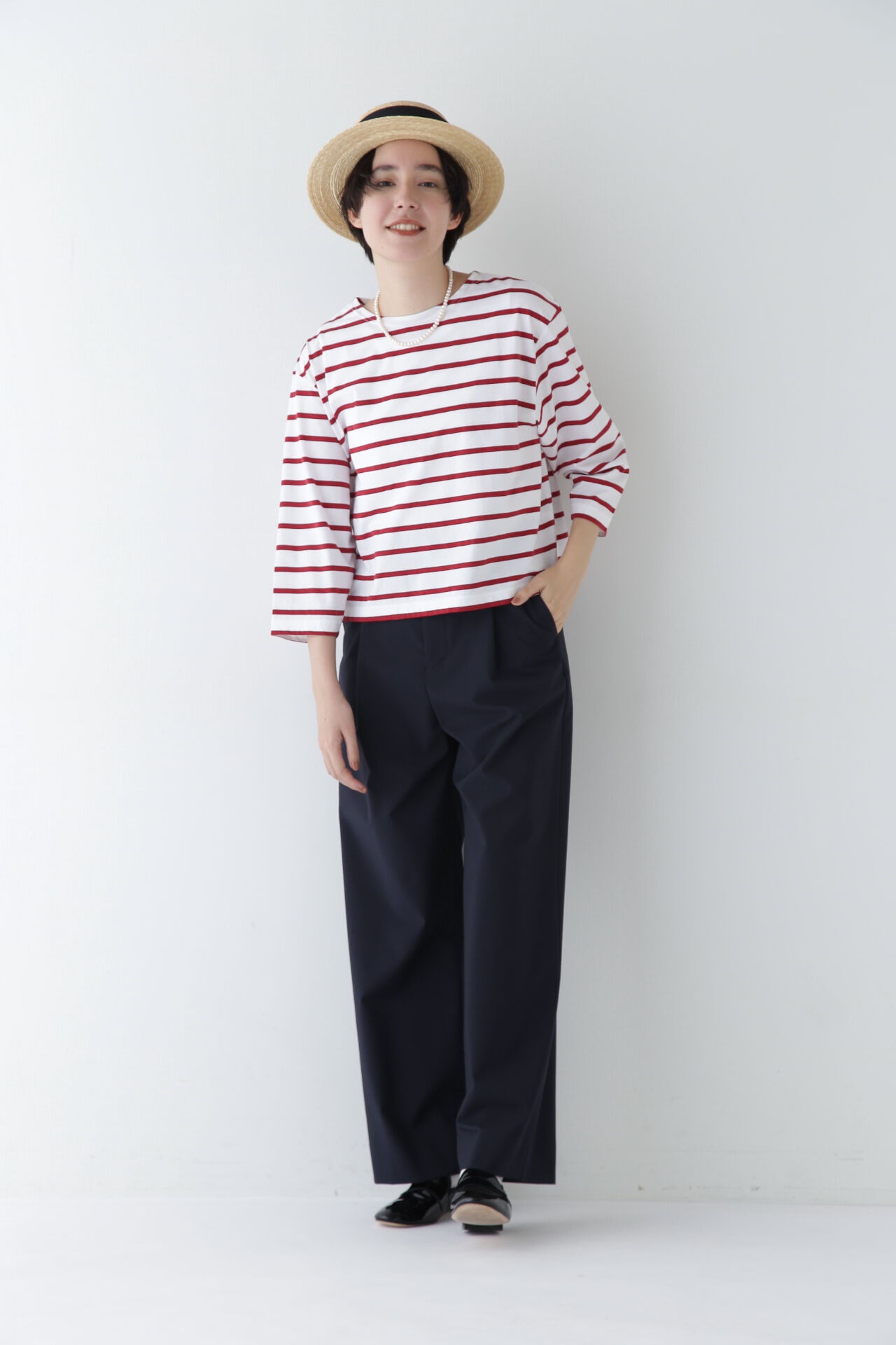  「◆ハイゲージボーダープルオーバー」|Tシャツ・カットソー|