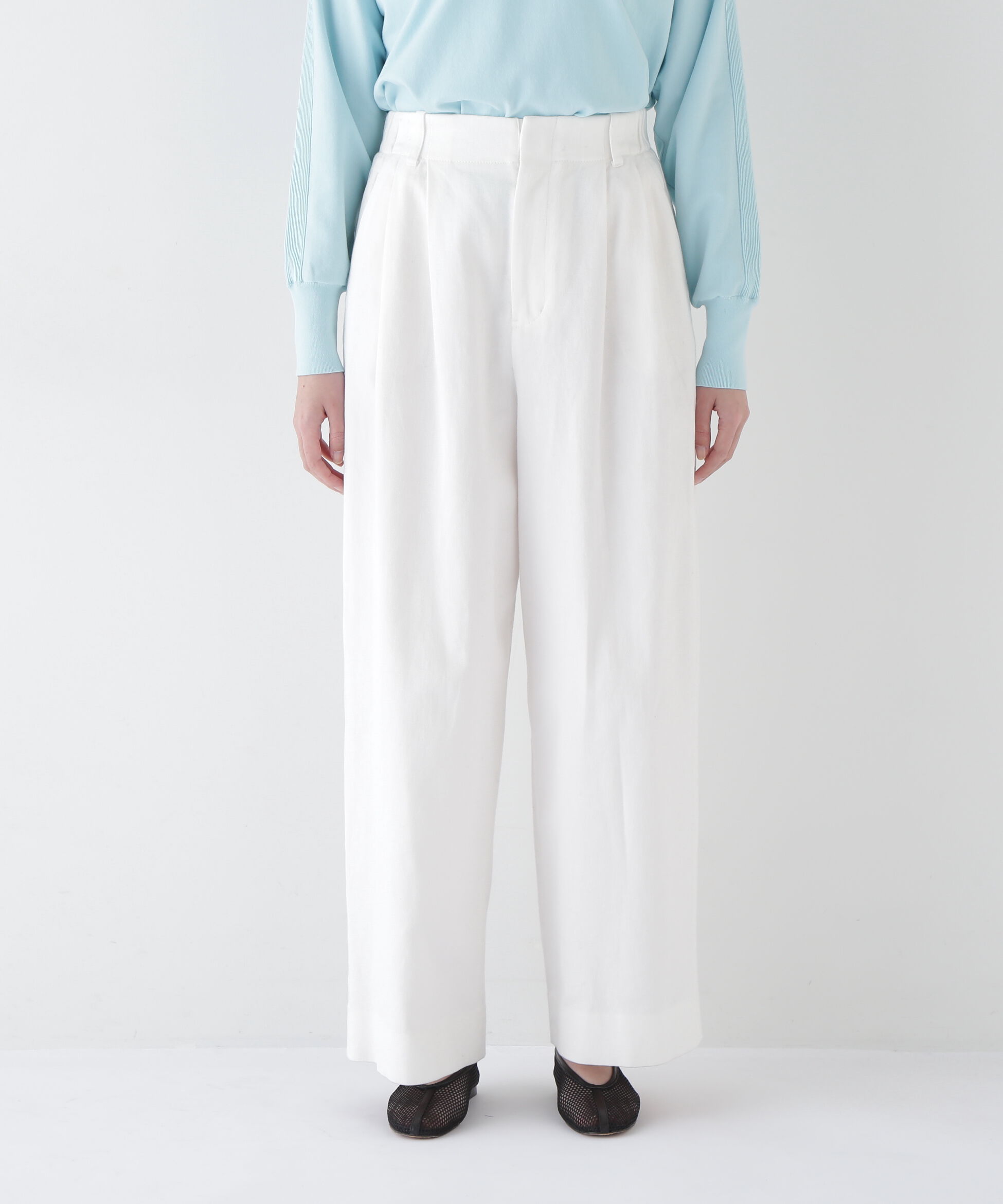  「◆コットン麻カツラギタックパンツ」|その他|