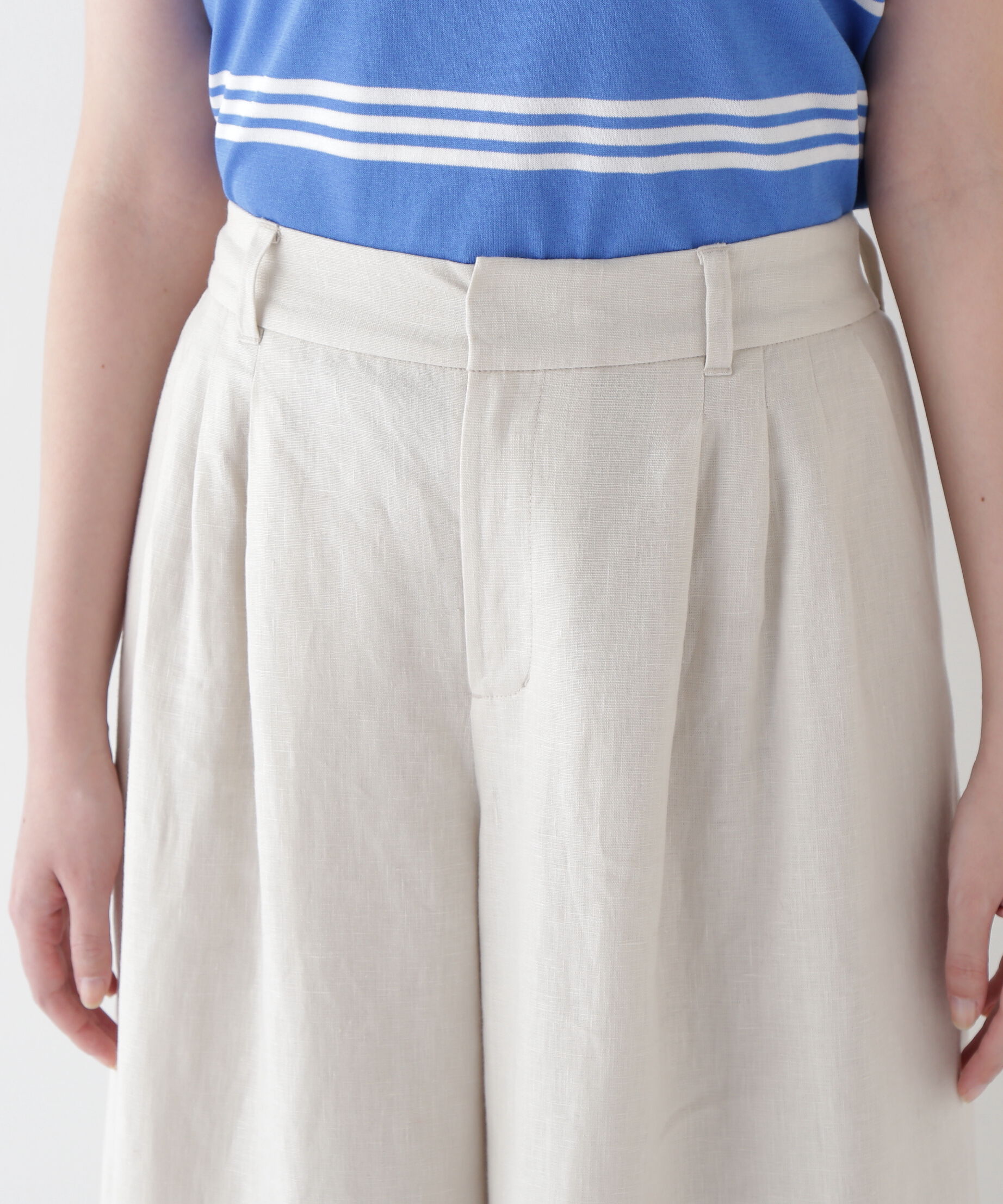  「◆リネンタック入りバギーパンツ」|その他|