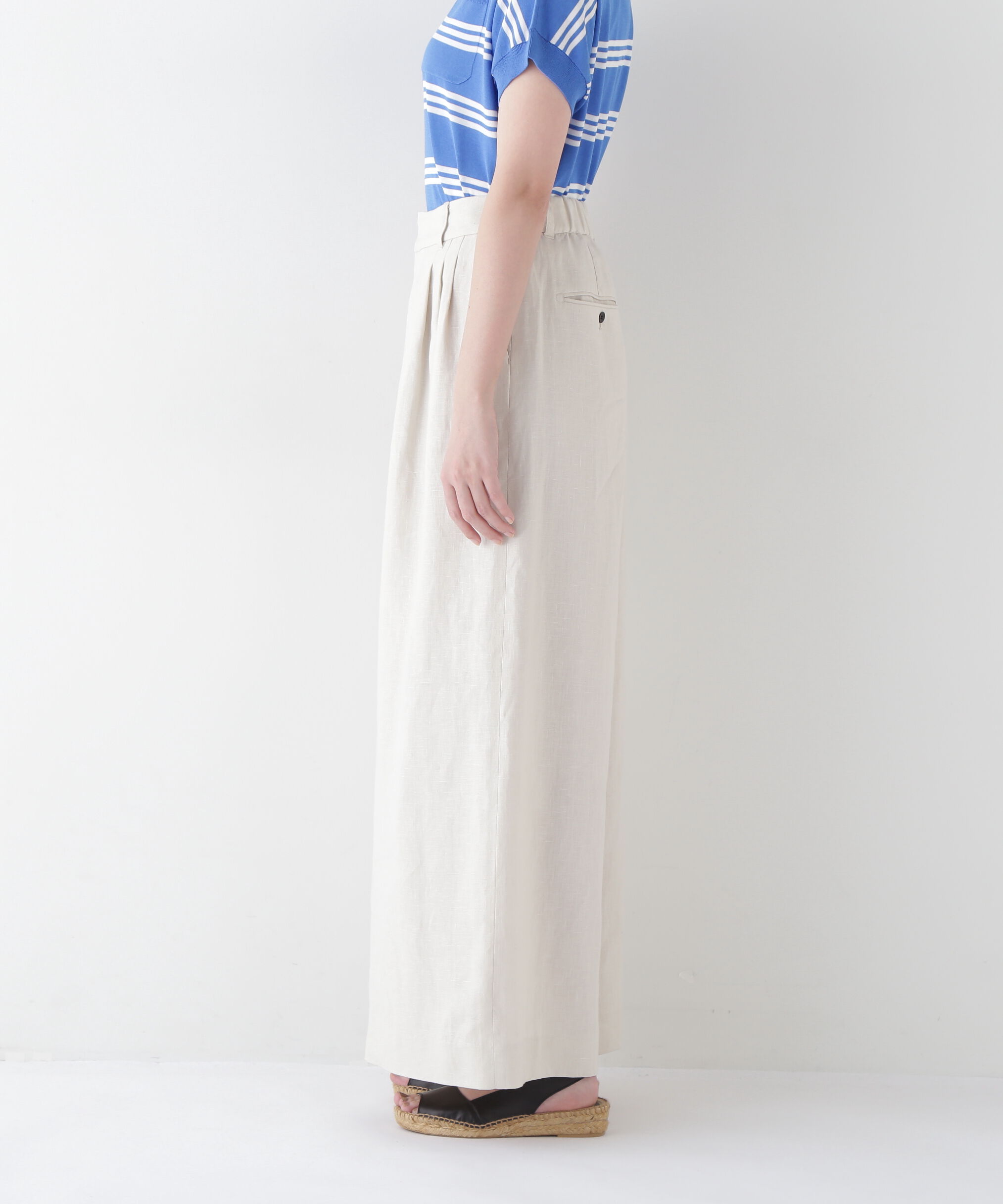  「◆リネンタック入りバギーパンツ」|その他|