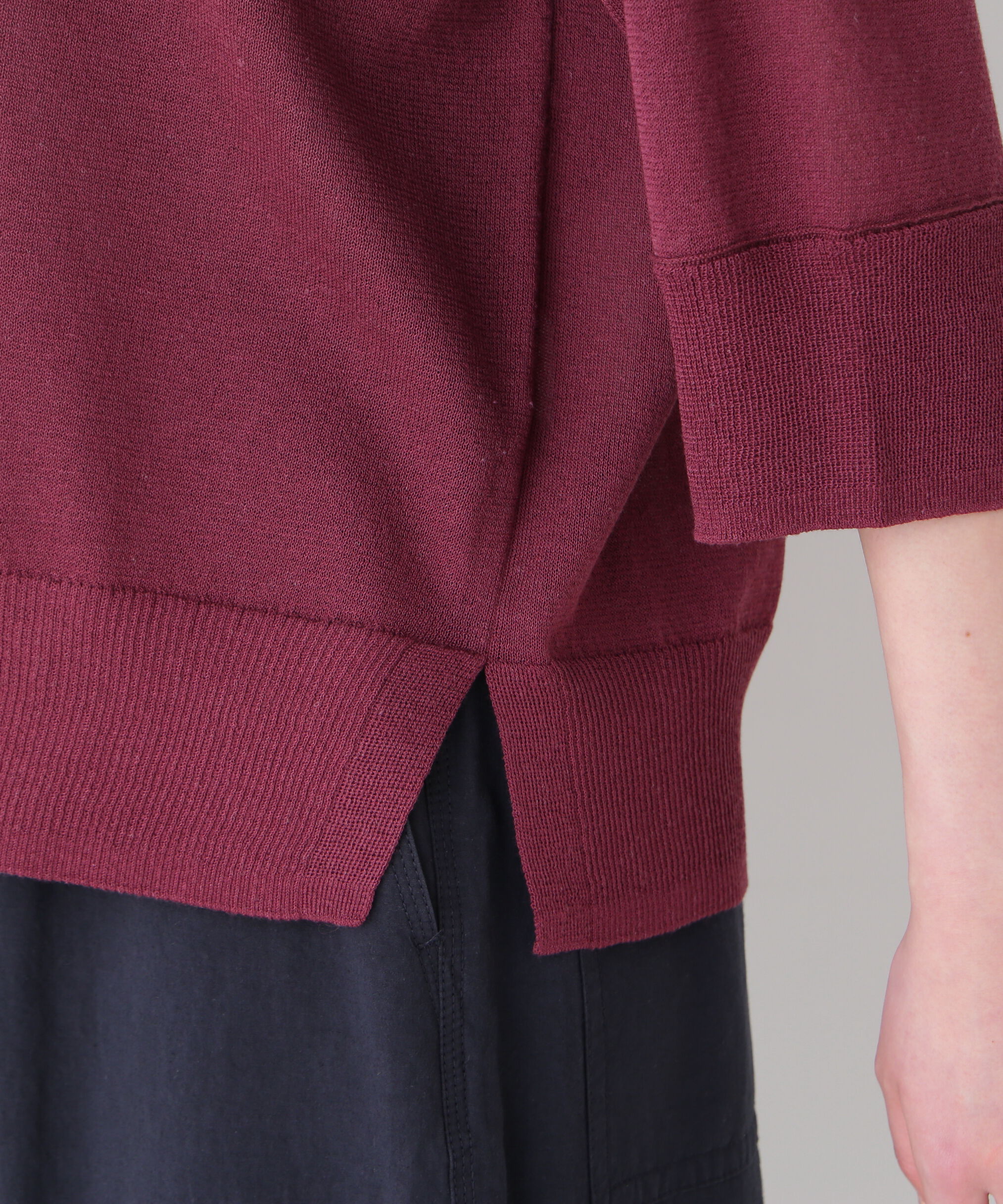  「◆シアーハイゲージクルーネックプルオーバー」|ニット・セーター|