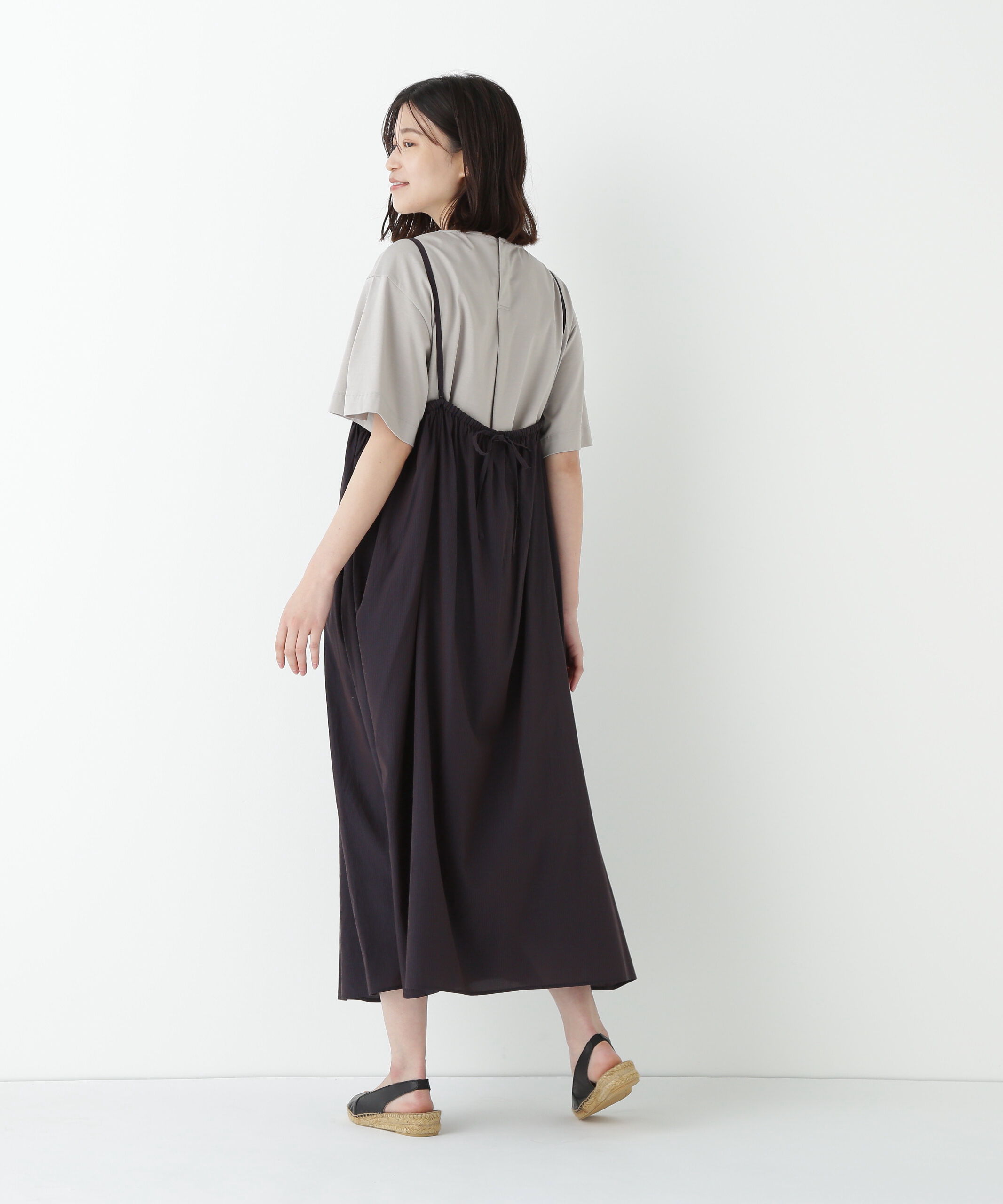  「◆ストライプローンキャミソールワンピース」|ワンピース|