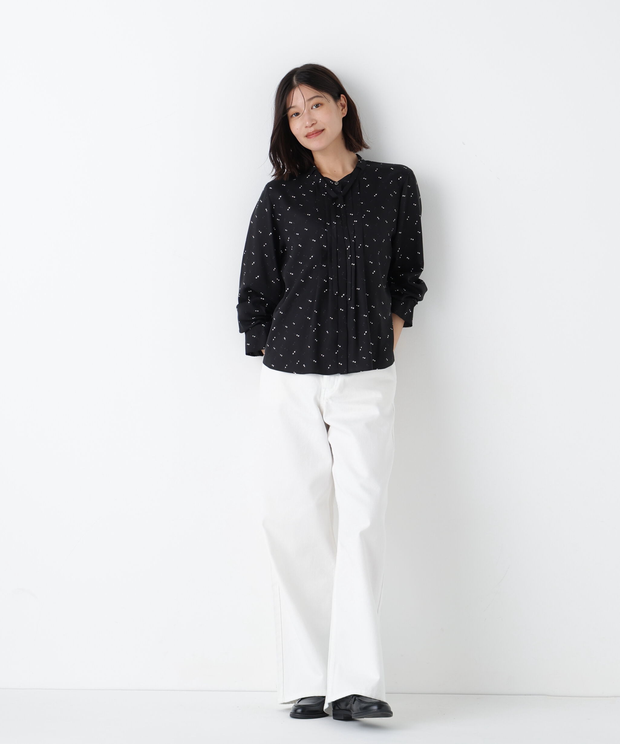  「◆ソフトデニムセミワイドパンツ」|その他|