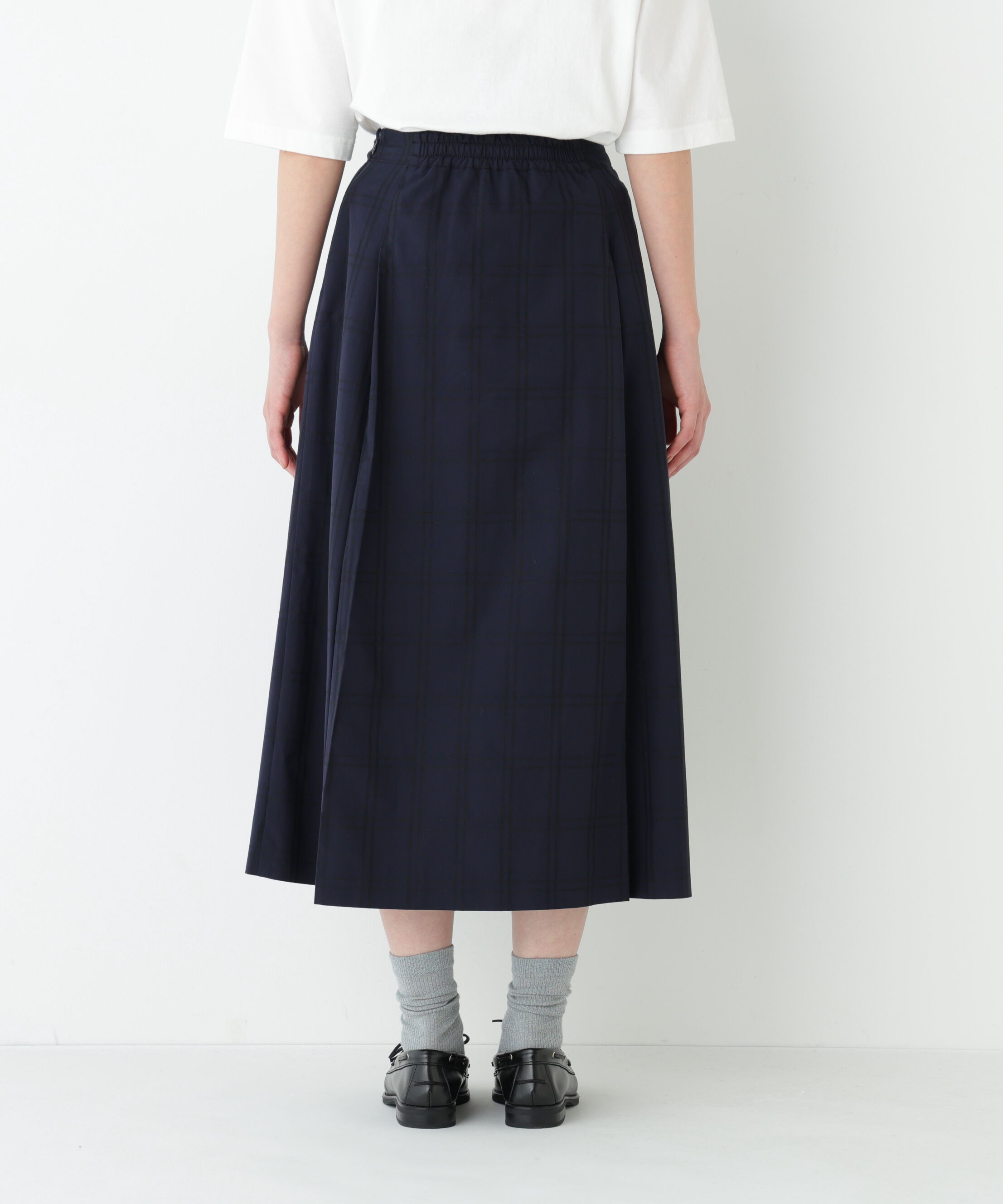  「◆《ウォッシャブル》オリジナル先染めチェックタックスカート」|スカート|