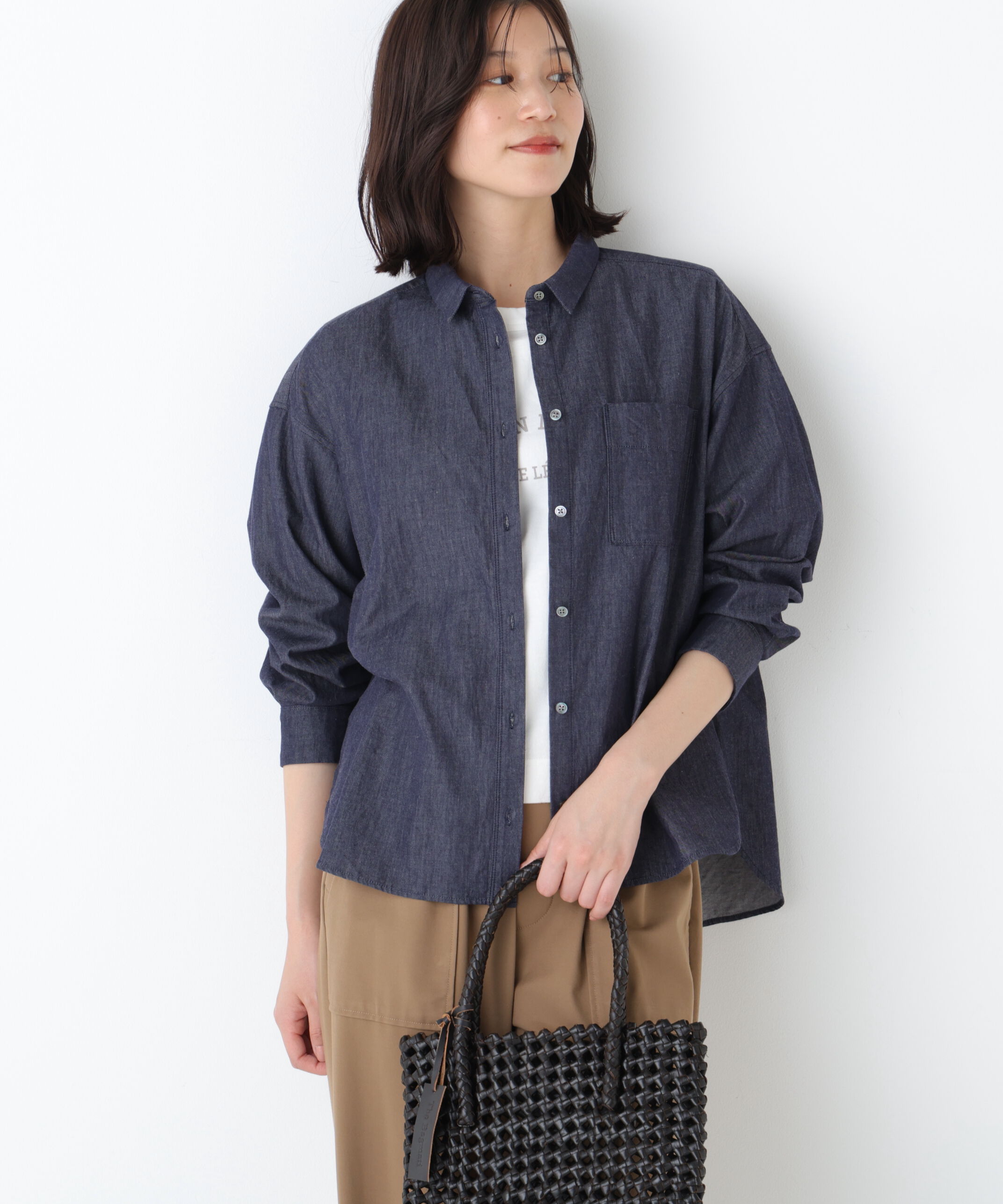  「◆ライトオンデニムシャツ」|シャツ・ブラウス|