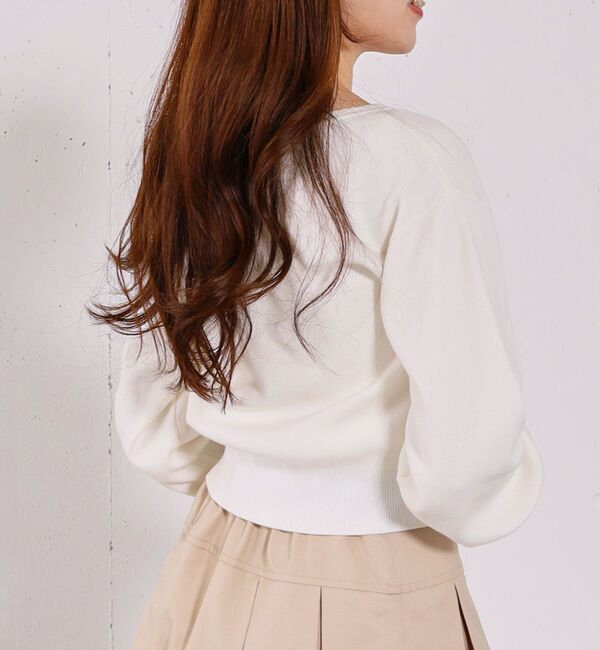 archives「レーストリムニットアンサンブル」|カーディガン|