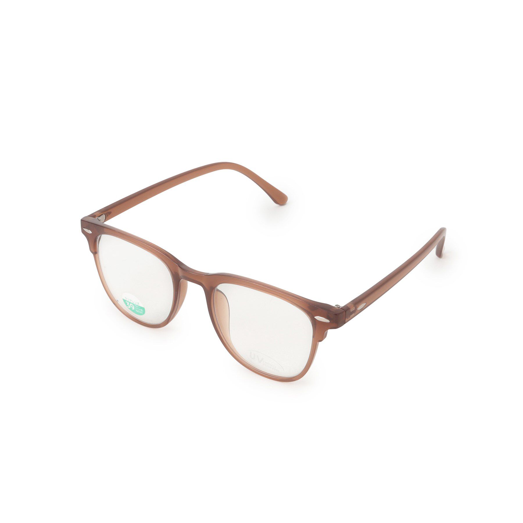 SHOO･LA･RUE「【ブルーライトカット】ウェリントン」|メガネ|キャメルブラウン(0