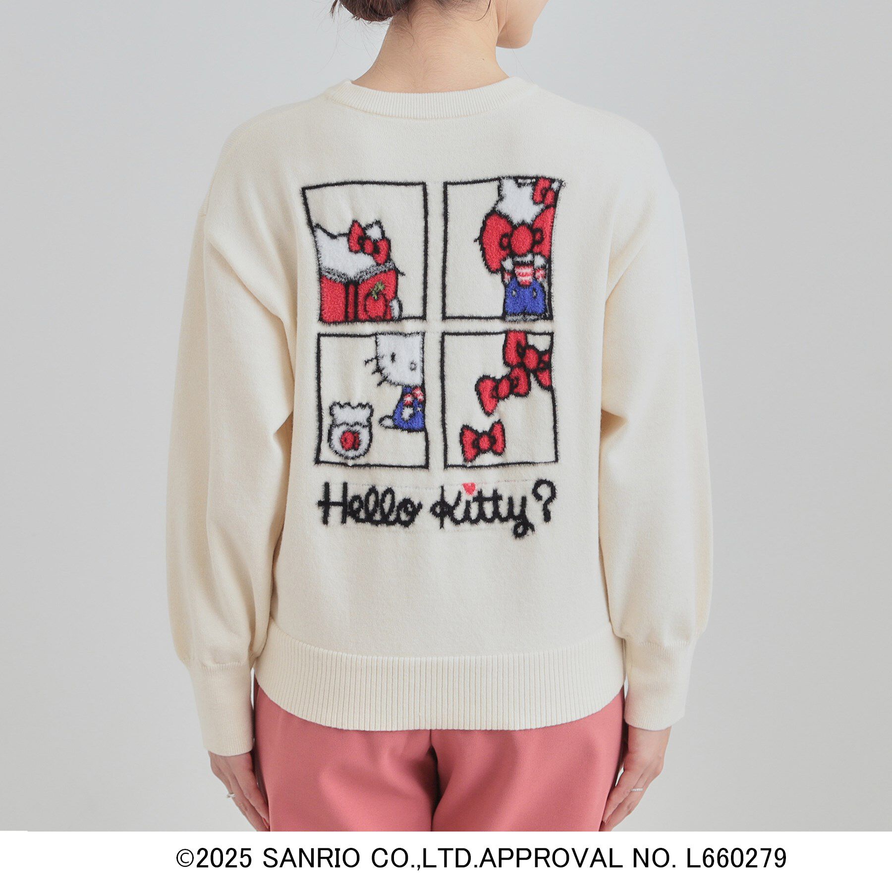 SHOO･LA･RUE「【HELLO KITTY コラボ】選べる6柄 スウェットライクニット」|ニット・セーター|