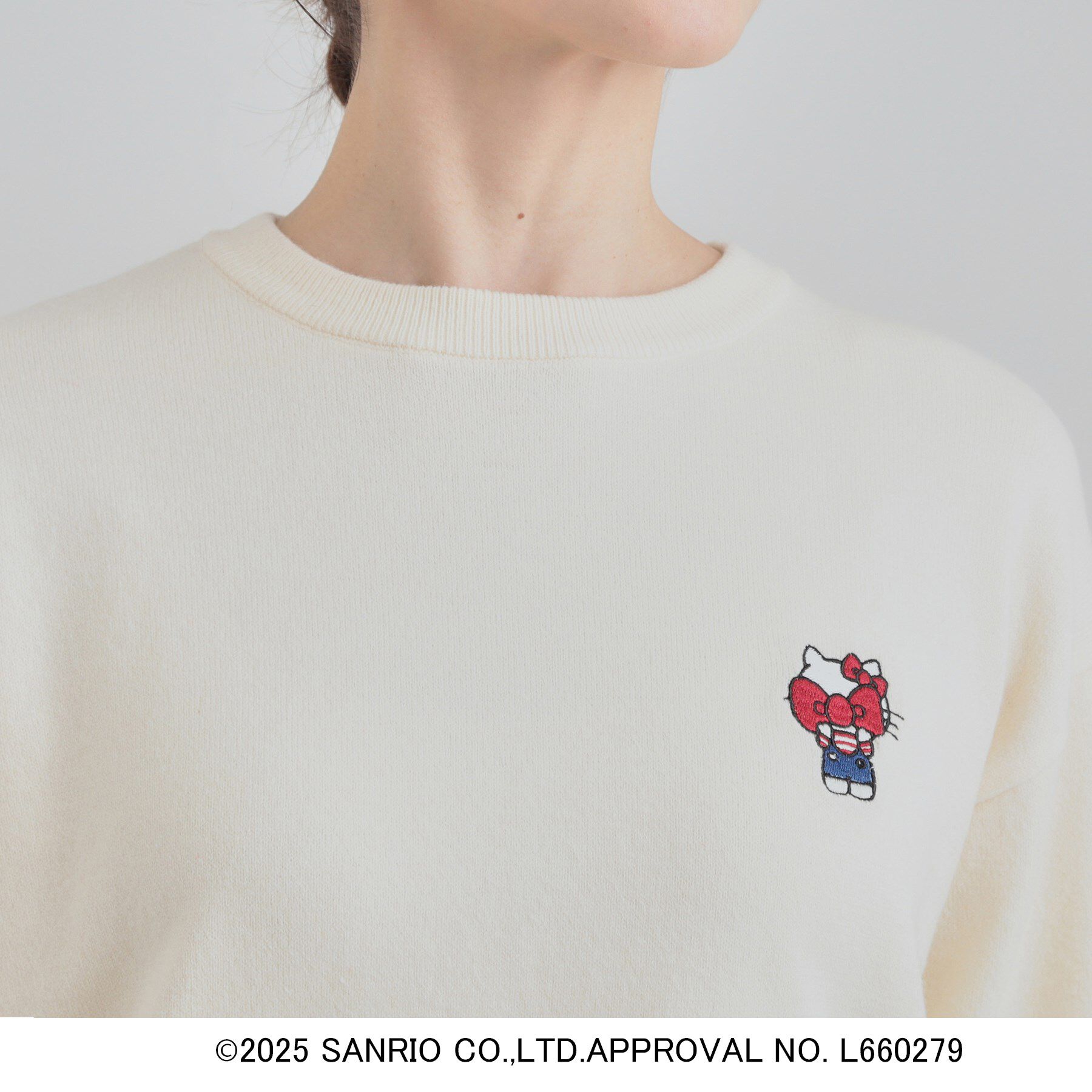 SHOO･LA･RUE「【HELLO KITTY コラボ】選べる6柄 スウェットライクニット」|ニット・セーター|