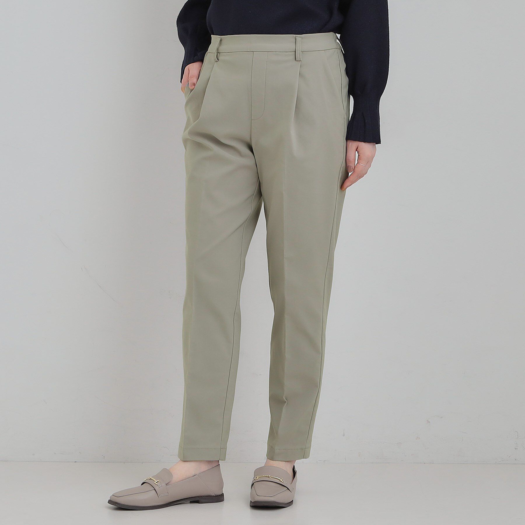 SHOO･LA･RUE「【洗濯機可/S-LL】すっきり上品に テーパードパンツ」|その他|