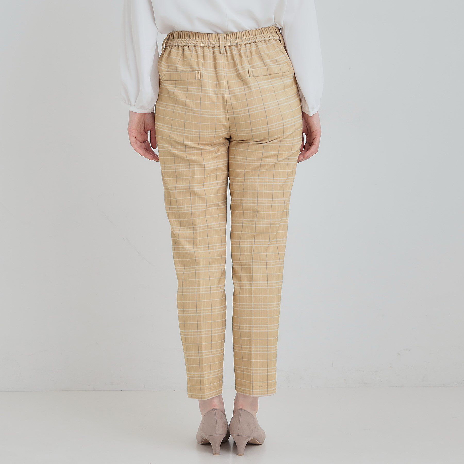 SHOO･LA･RUE「【洗濯機可/S-LL】すっきり上品に テーパードパンツ」|その他|