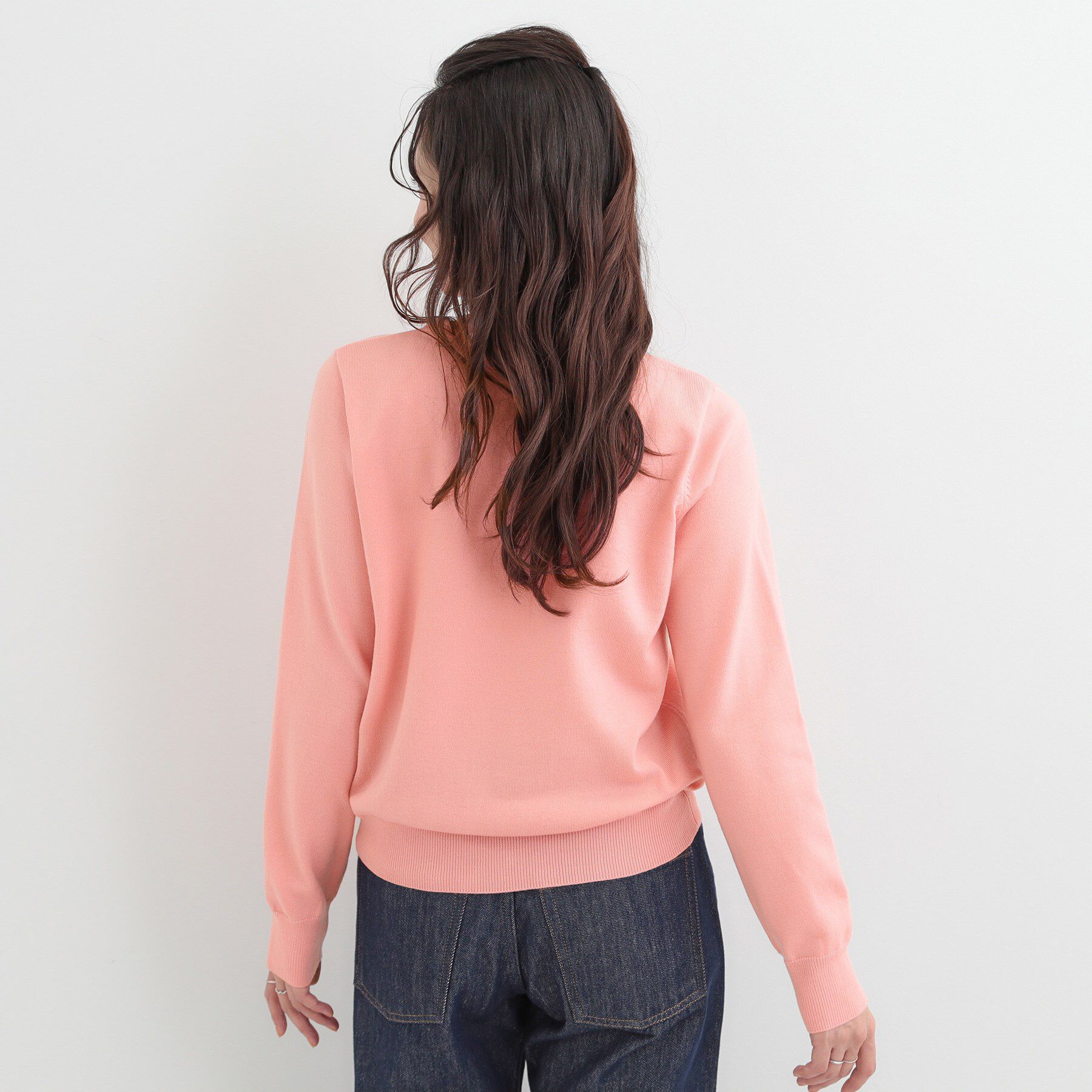 SHOO･LA･RUE「【洗濯機可/S-LL/アンサンブル可】結局、シンプル クルーネックニット」|ニット・セーター|