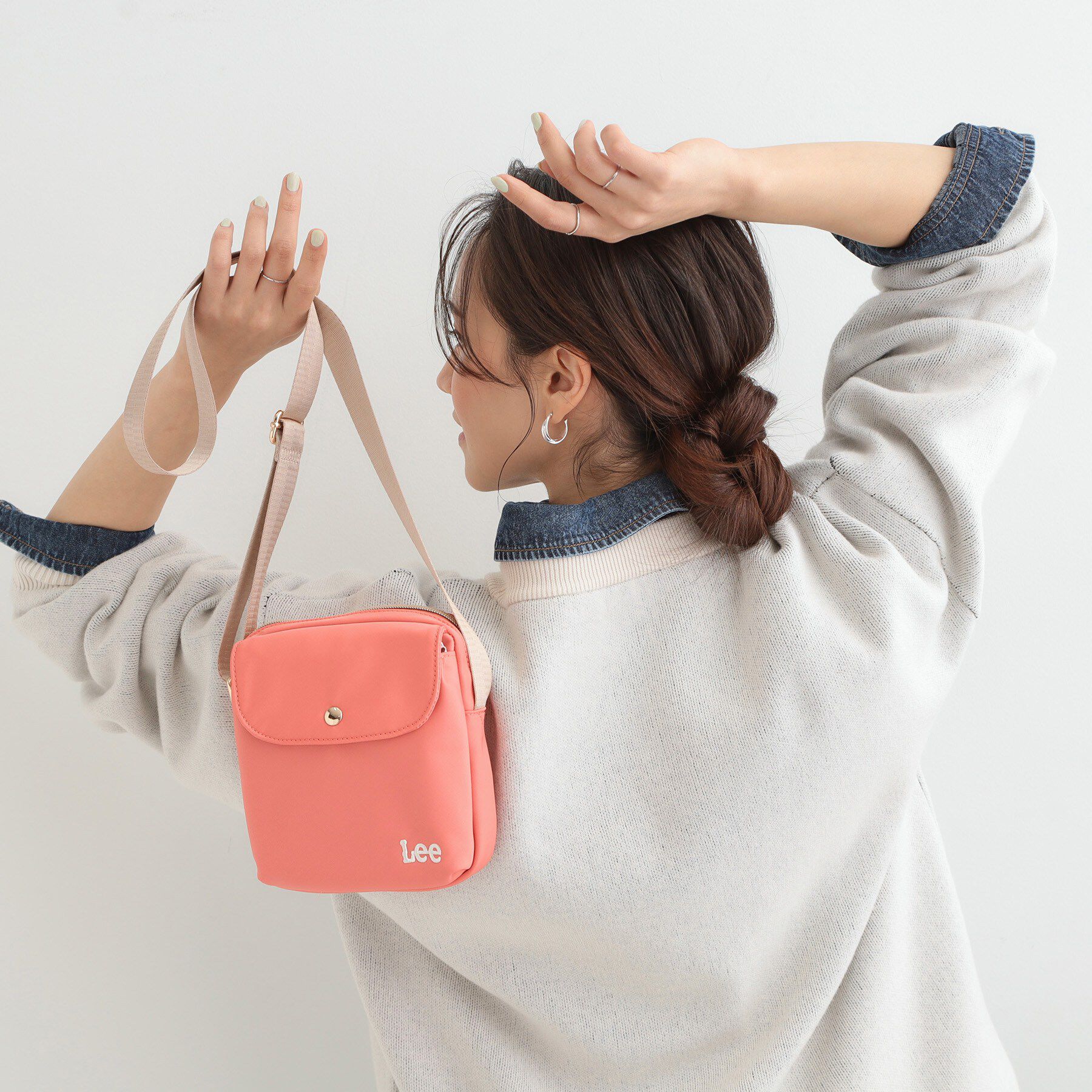 SHOO･LA･RUE「【Lee別注／撥水】ミニショルダー」|ショルダー・メッセンジャー|オレンジ(866)