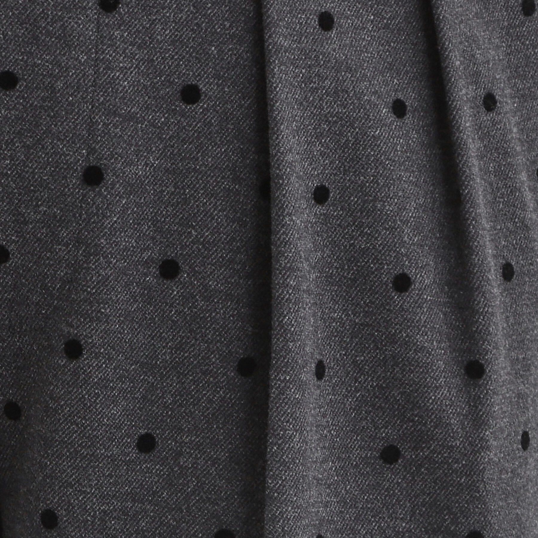 SHOO･LA･RUE「【S-LL】きれい見えも叶う フロッキードットワイドパンツ」|その他|