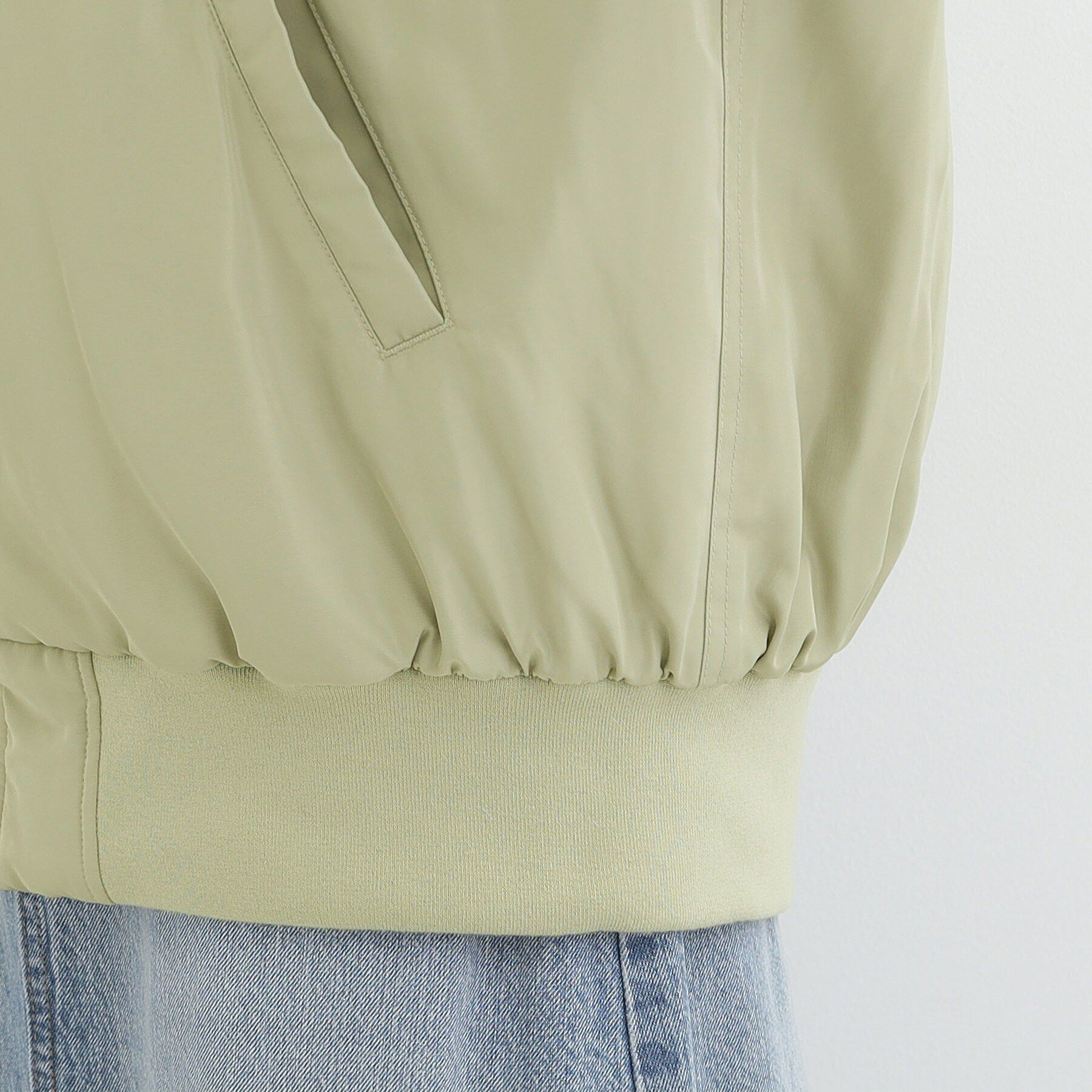 SHOO･LA･RUE「【S-LL】大人も取り入れやすい BIGシルエット MA－1ブルゾン」|ブルゾン・スタジャン|