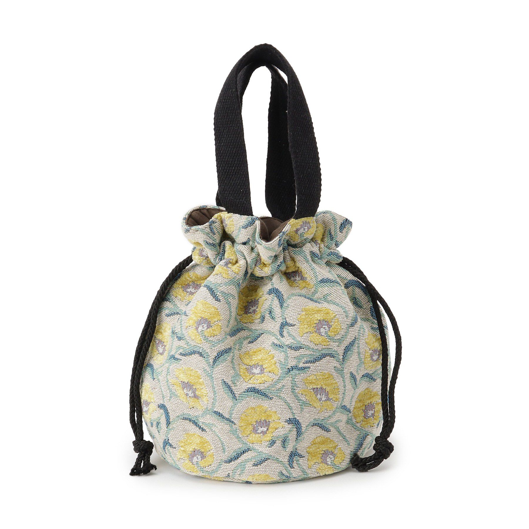 SHOO･LA･RUE「【インド製】ジャカード巾着バッグ」|トートバッグ|