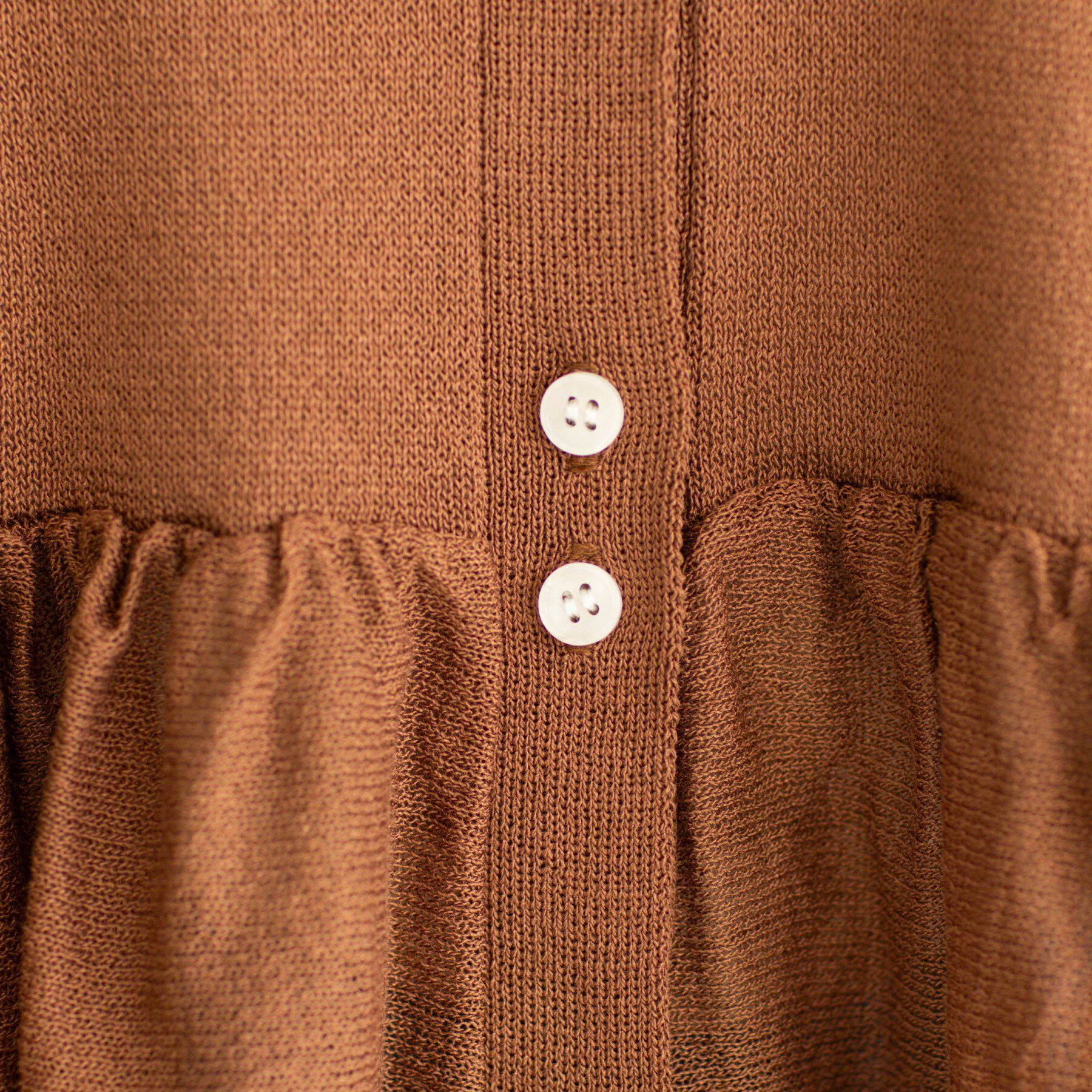 SHOO･LA･RUE「七分袖ペプラムニットカーディガン」|カーディガン|