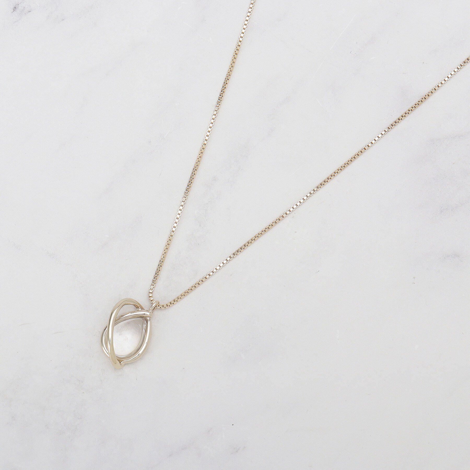 SHOO･LA･RUE「【2WAY】クリアパーツネックレス」|ネックレス|