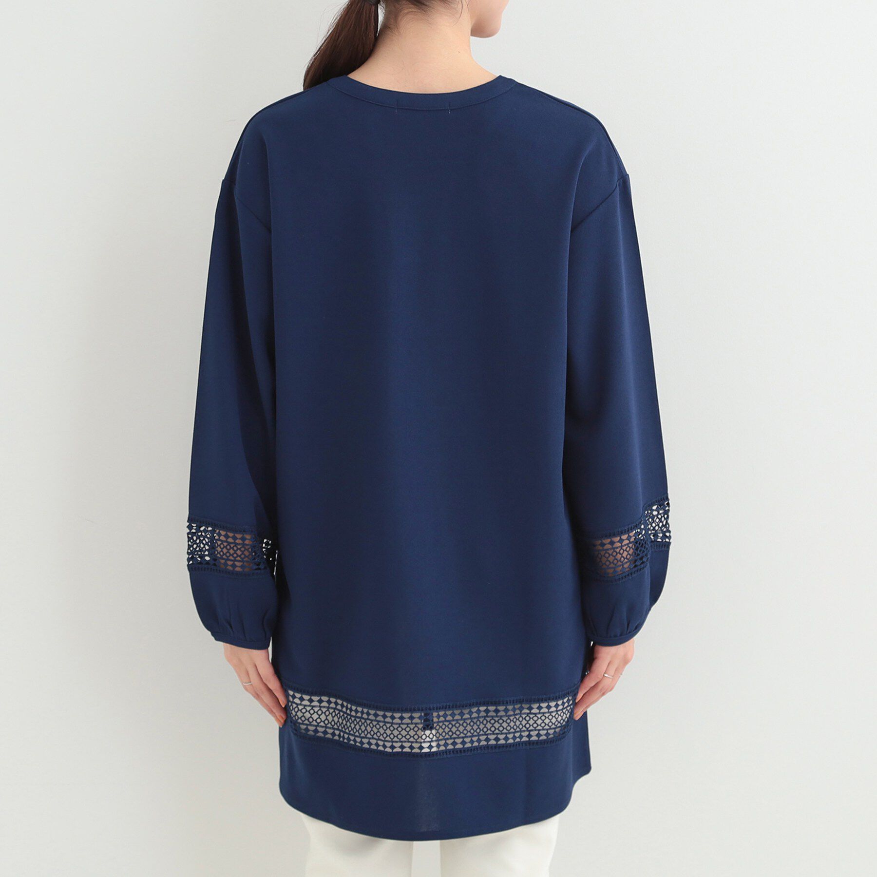 SHOO･LA･RUE「レース切り替えチュニックワンピース」|チュニック|