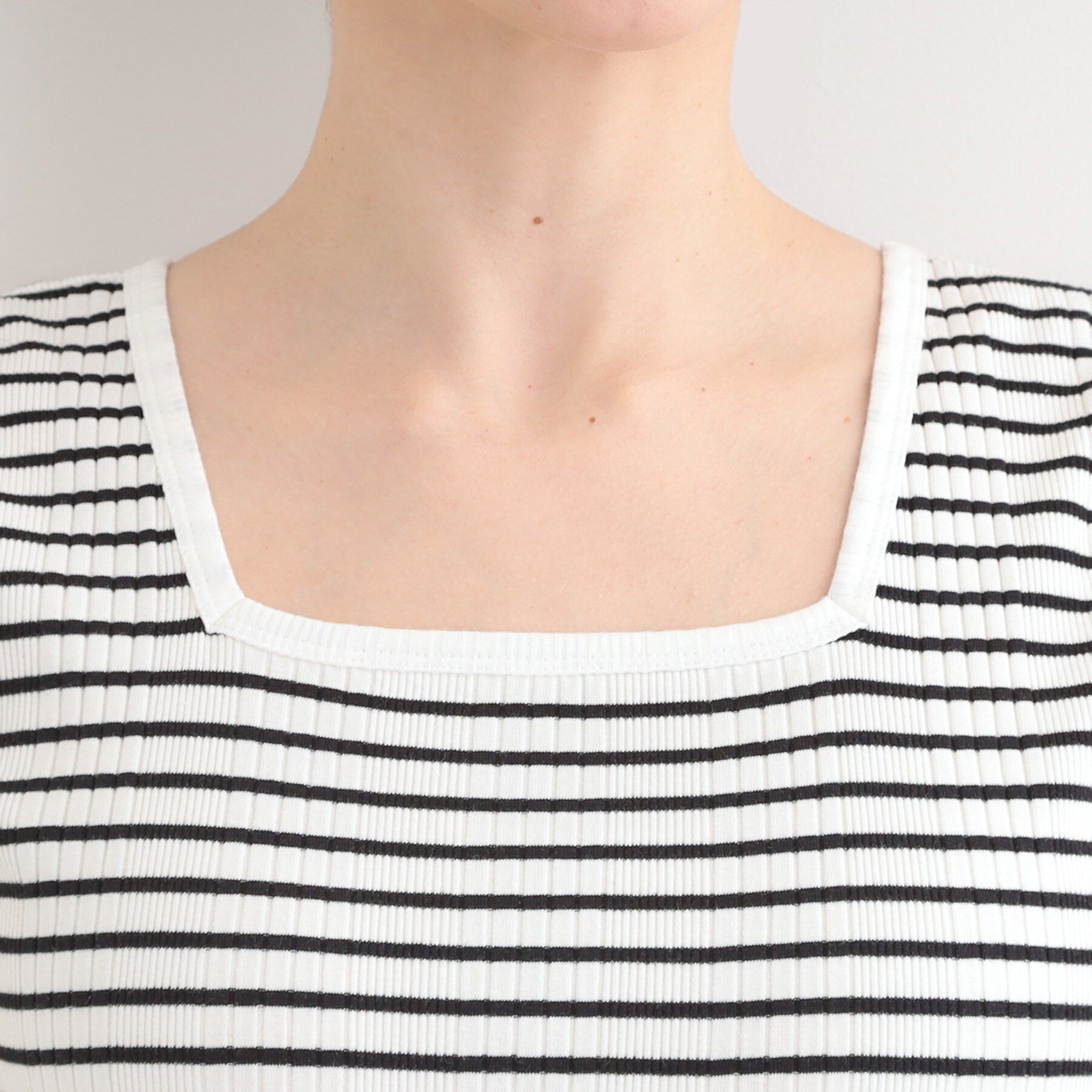 SHOO･LA･RUE「【前後2WAY/洗濯機可/S-LL】毎日のお供に ランダムテレコタンクトップ」|キャミソール|