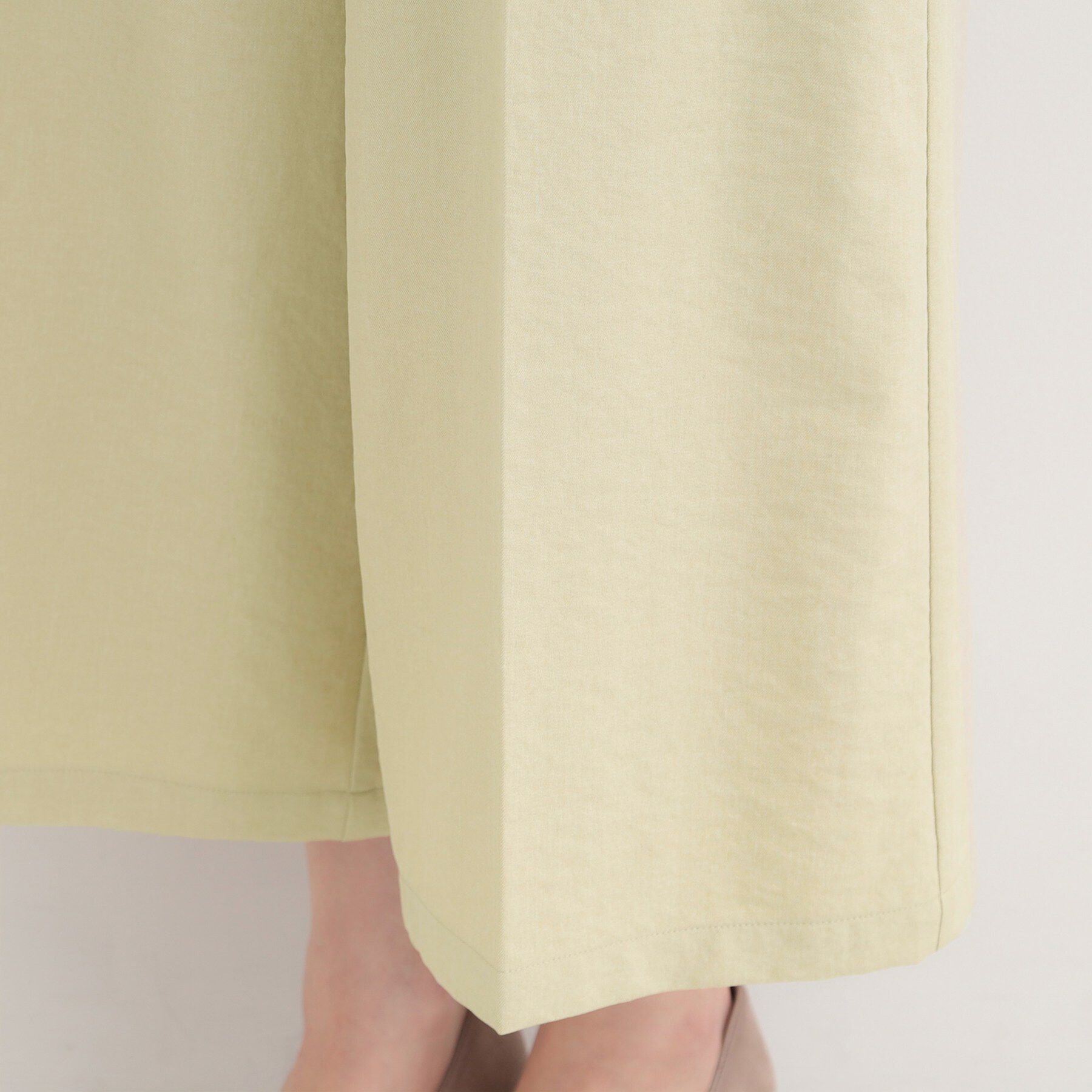 SHOO･LA･RUE「【洗濯機可/S-LL】ハイウエストで美脚見え リボンワイドパンツ」|その他|