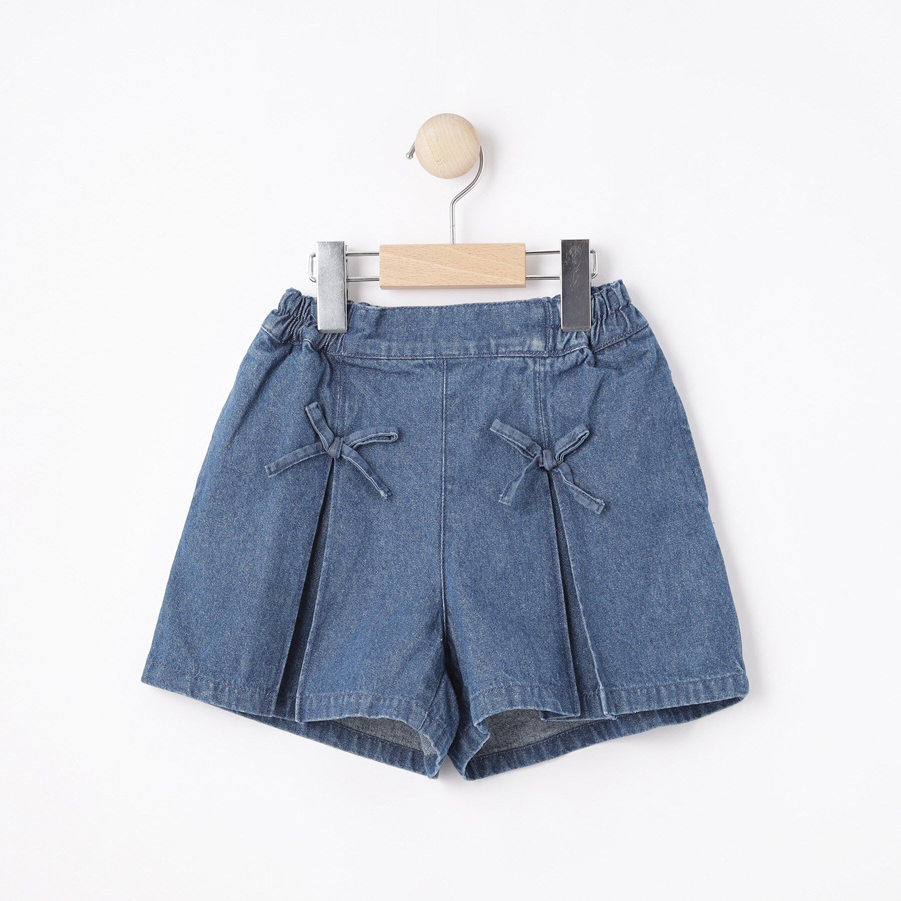 SHOO･LA･RUE「【100-150cm】デニムスカパン」|その他|ブルー(092)