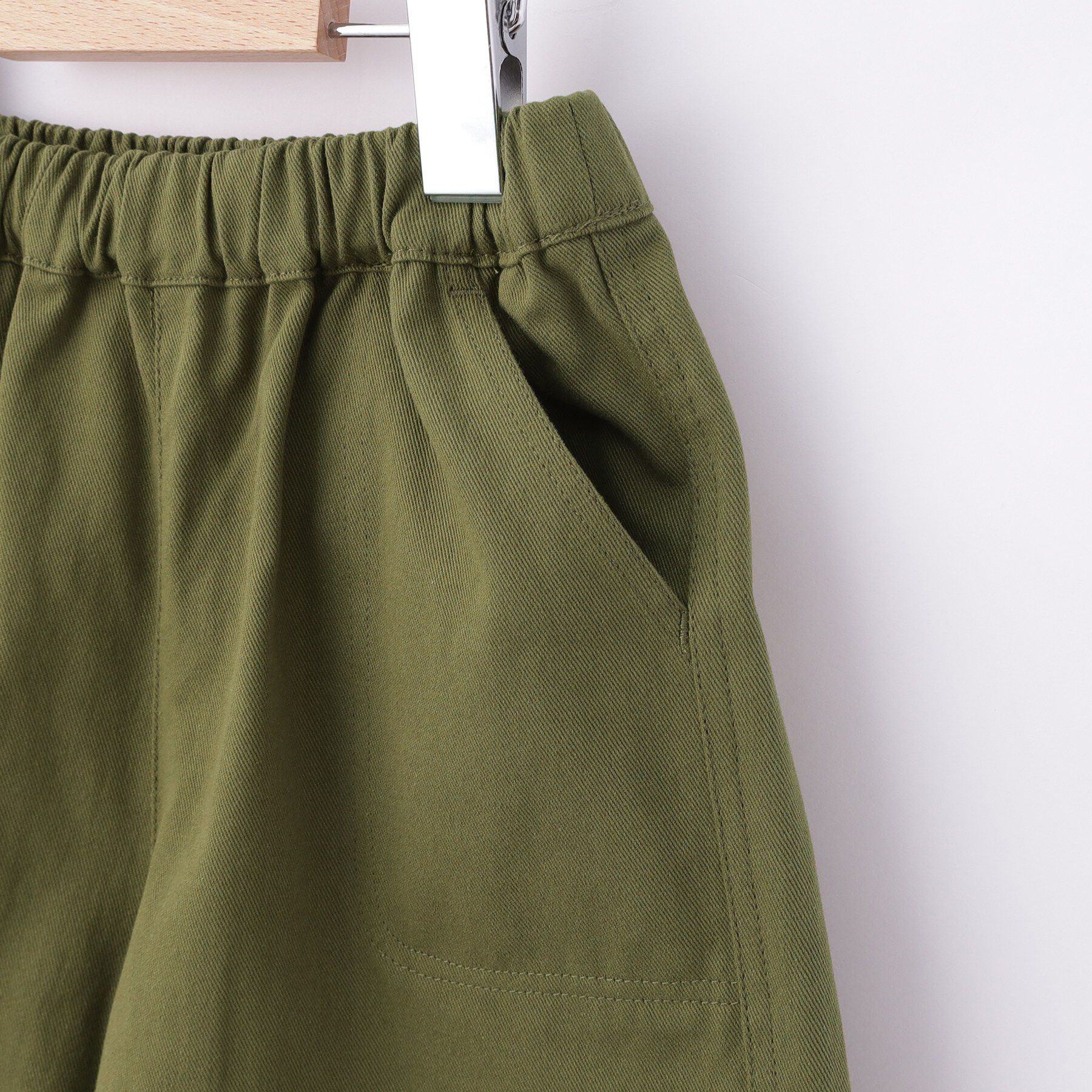 SHOO･LA･RUE「【100-150cm】チェーンステッチハーフパンツ」|その他|