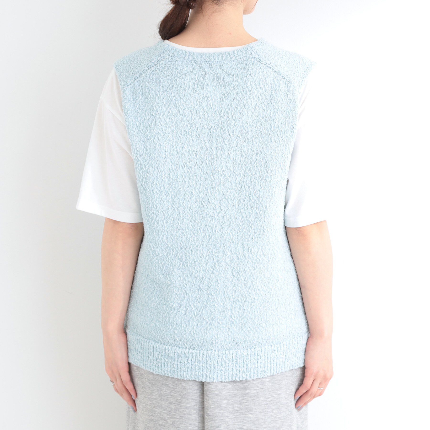 SHOO･LA･RUE「【2点セット】ニットベスト＆ロゴTシャツSET」|その他|