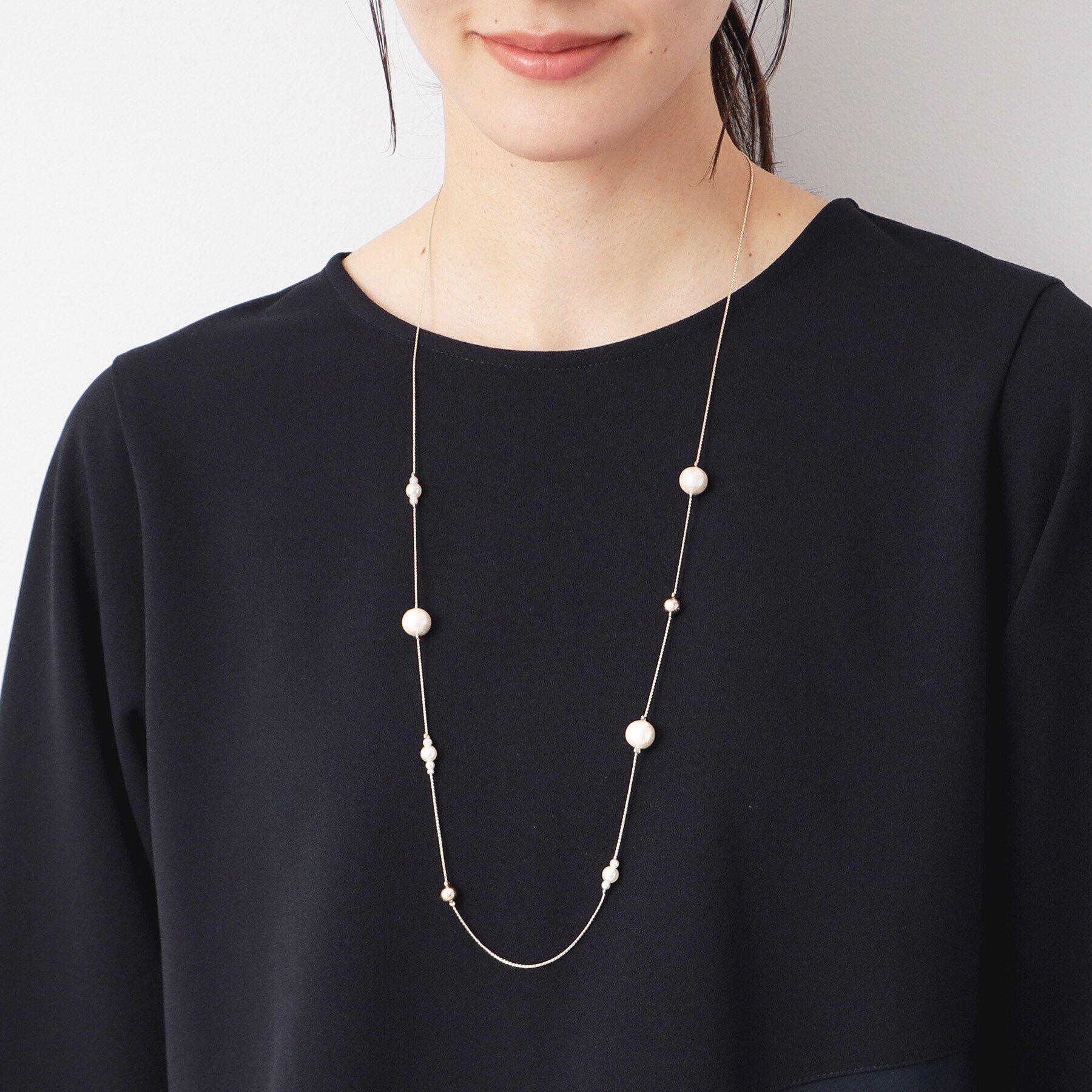 Dessin「【入卒／セレモニー】7WAYパール調ネックレス」|ネックレス|