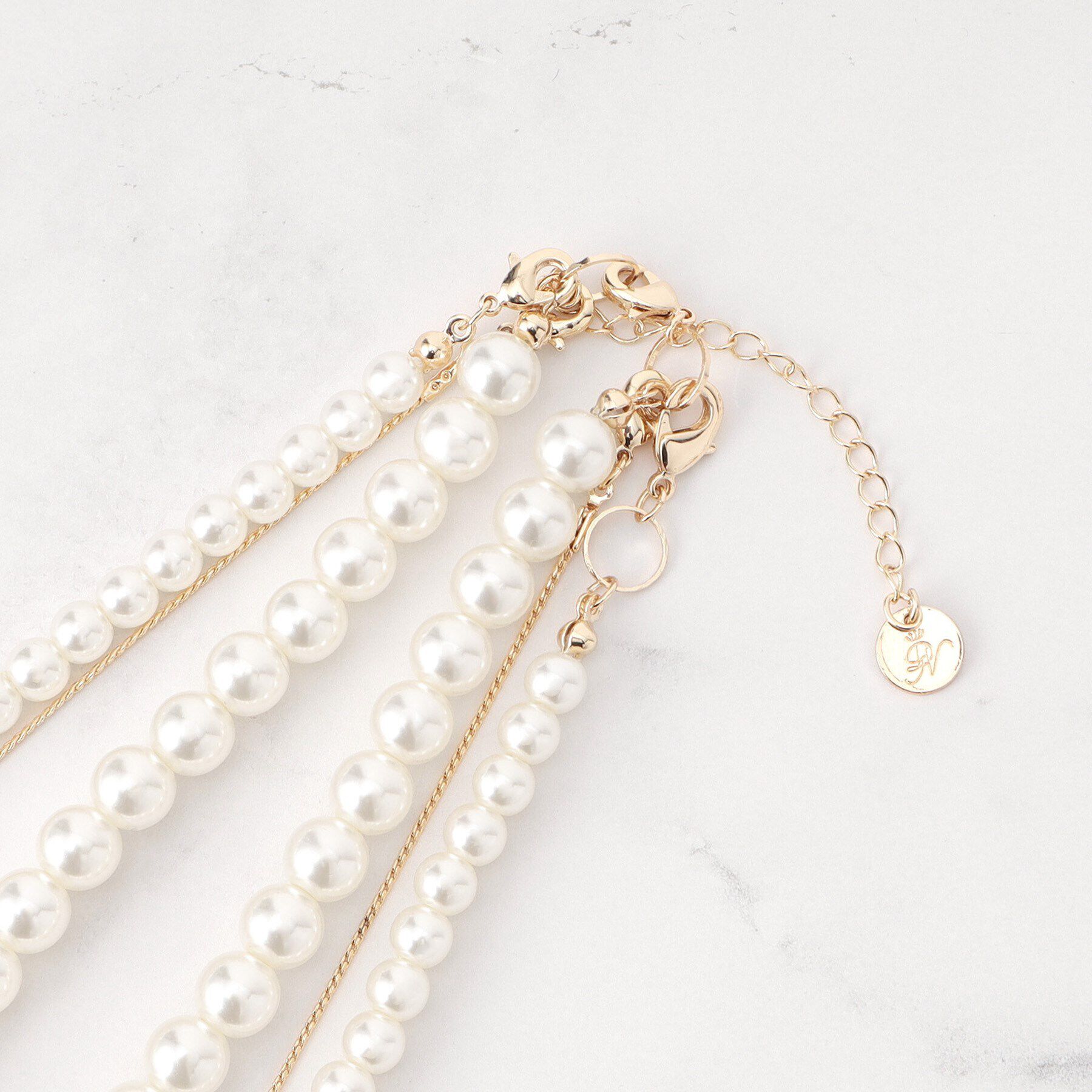 Dessin「【入卒／セレモニー】7WAYパール調ネックレス」|ネックレス|