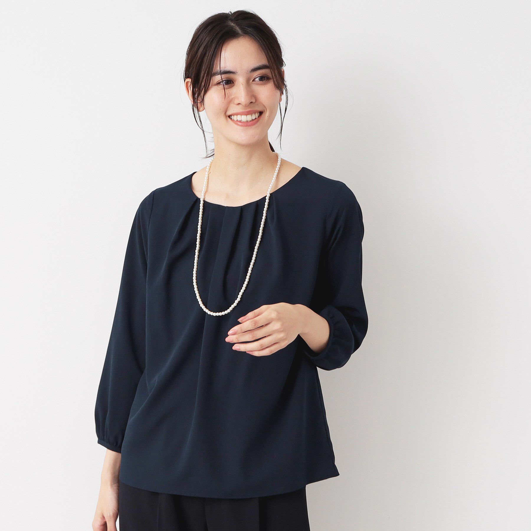 Dessin「【入卒/セレモニー/洗える】ジョーゼットブラウス」|シャツ・ブラウス|