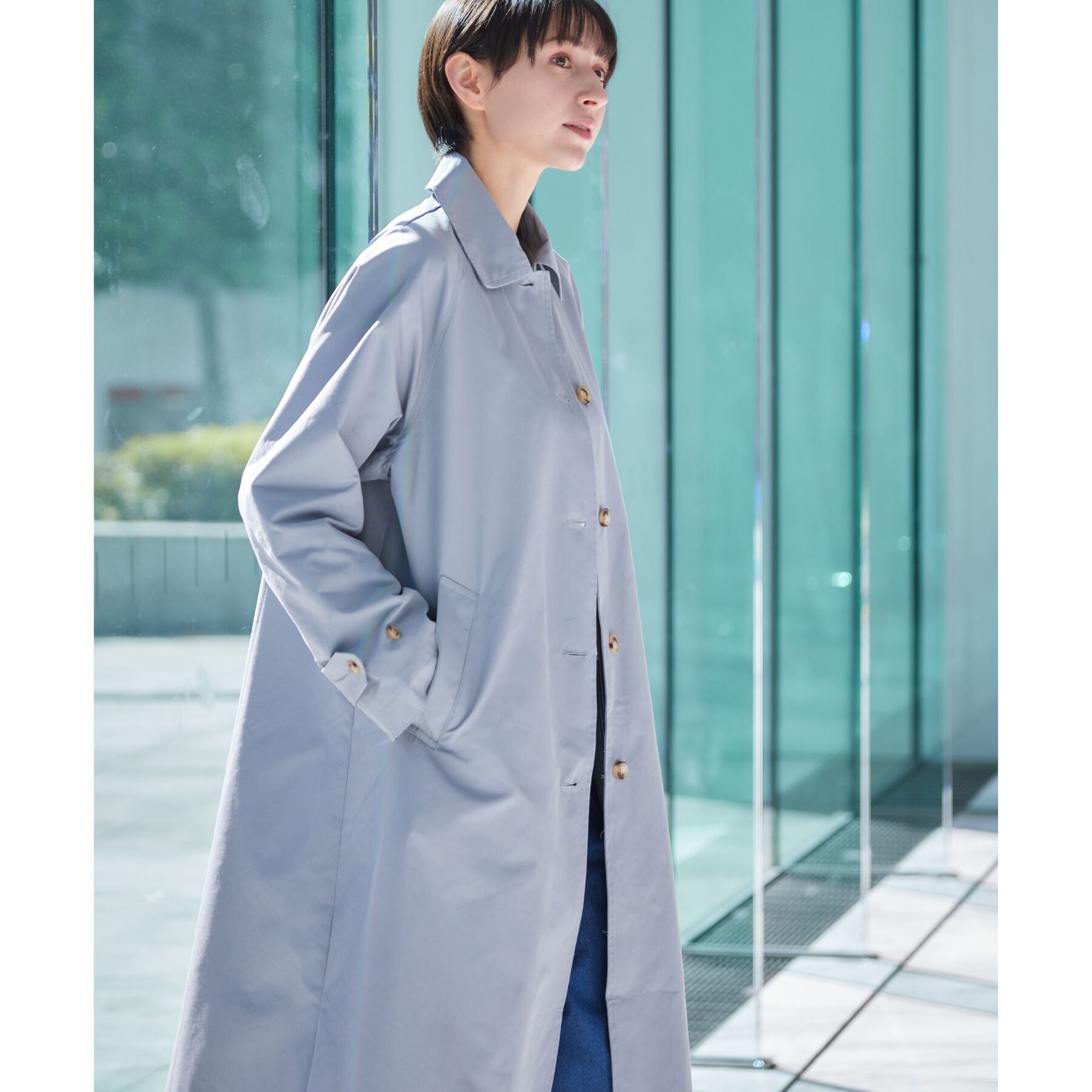 Dessin「【洗える】ステンカラーコート（S～L）」|ステンカラーコート|