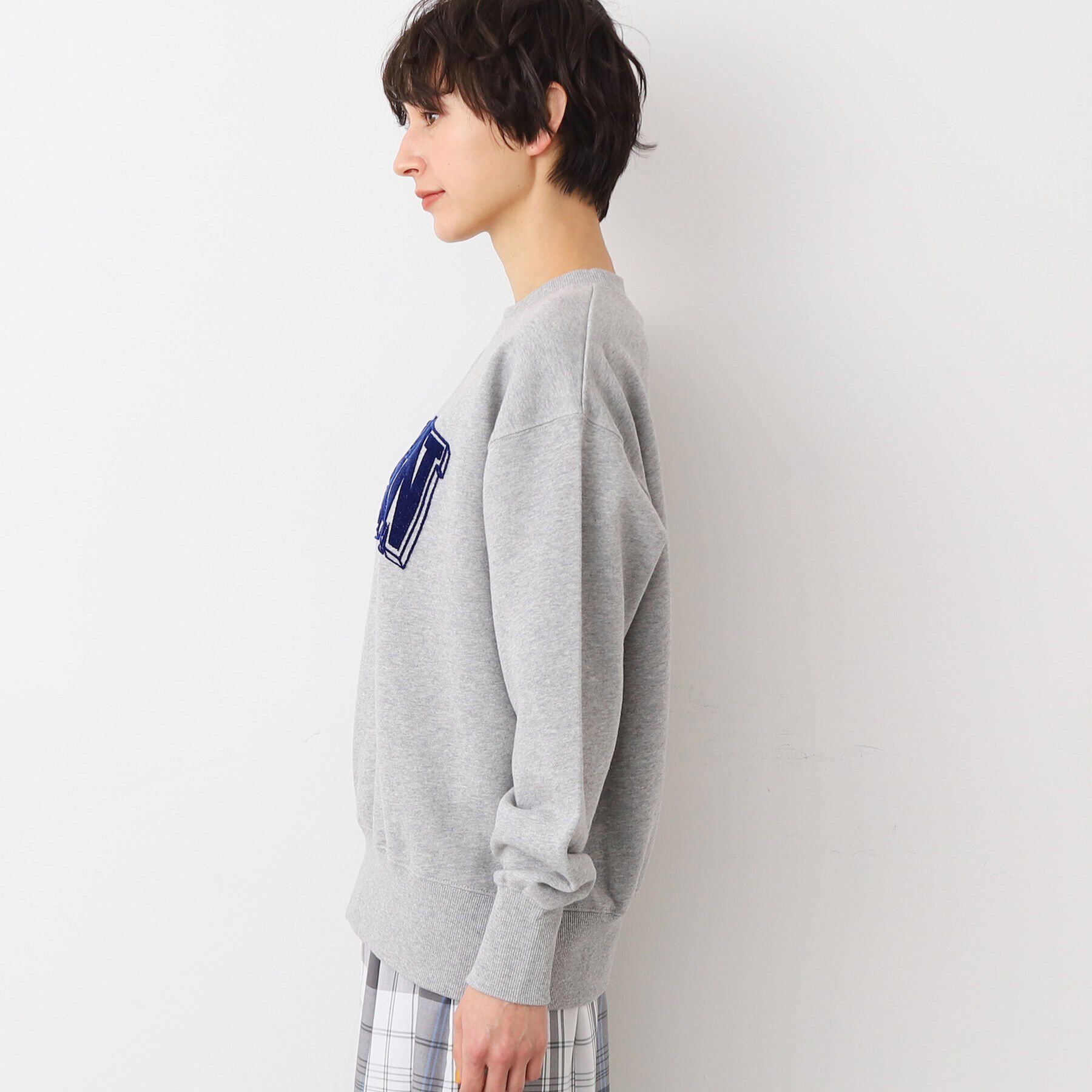 Dessin「【ユニセックス・洗える・セットアップ可能】タフティングロゴスウェット」|パーカー|