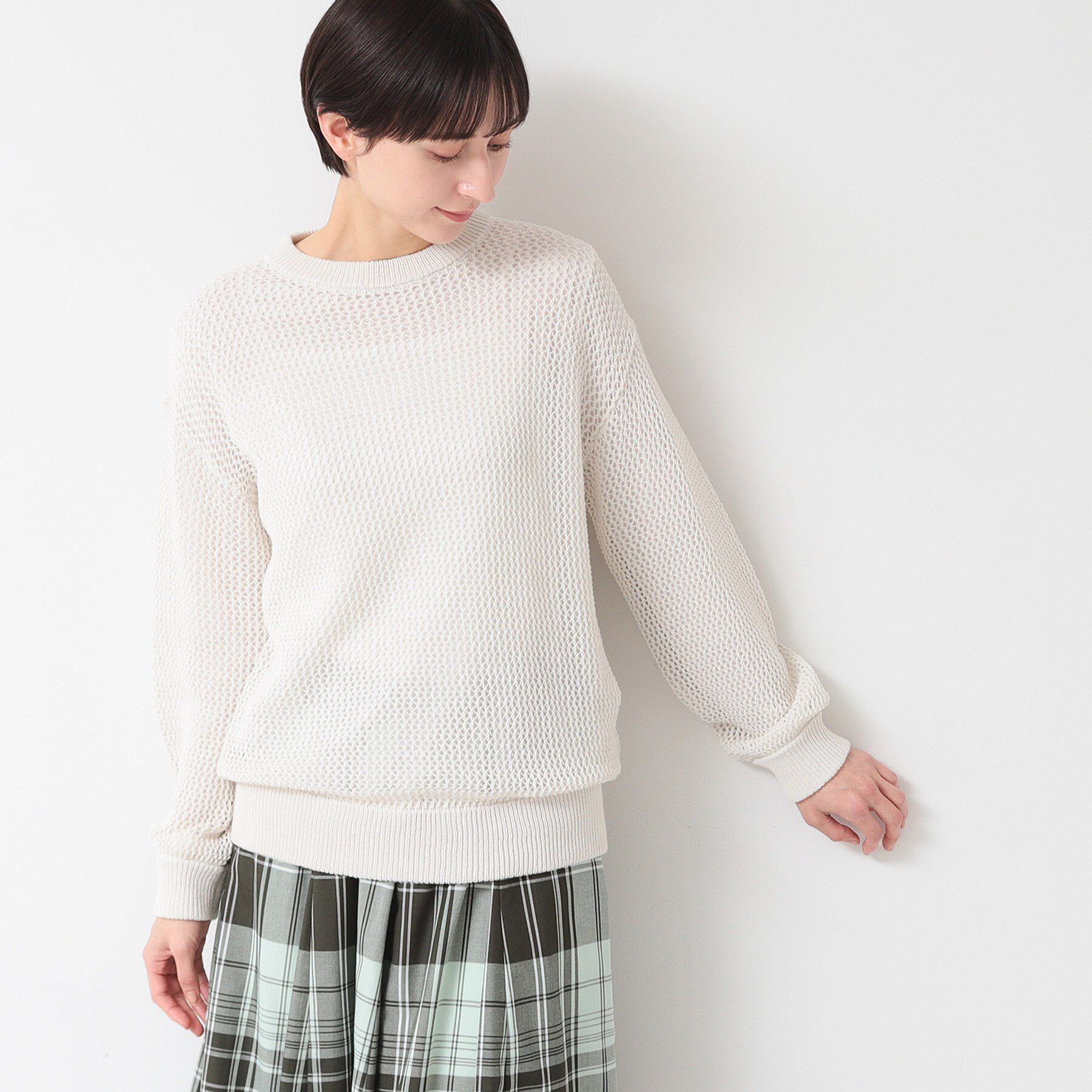 Dessin「【洗える】メッシュニット（S～L）」|ニット・セーター|
