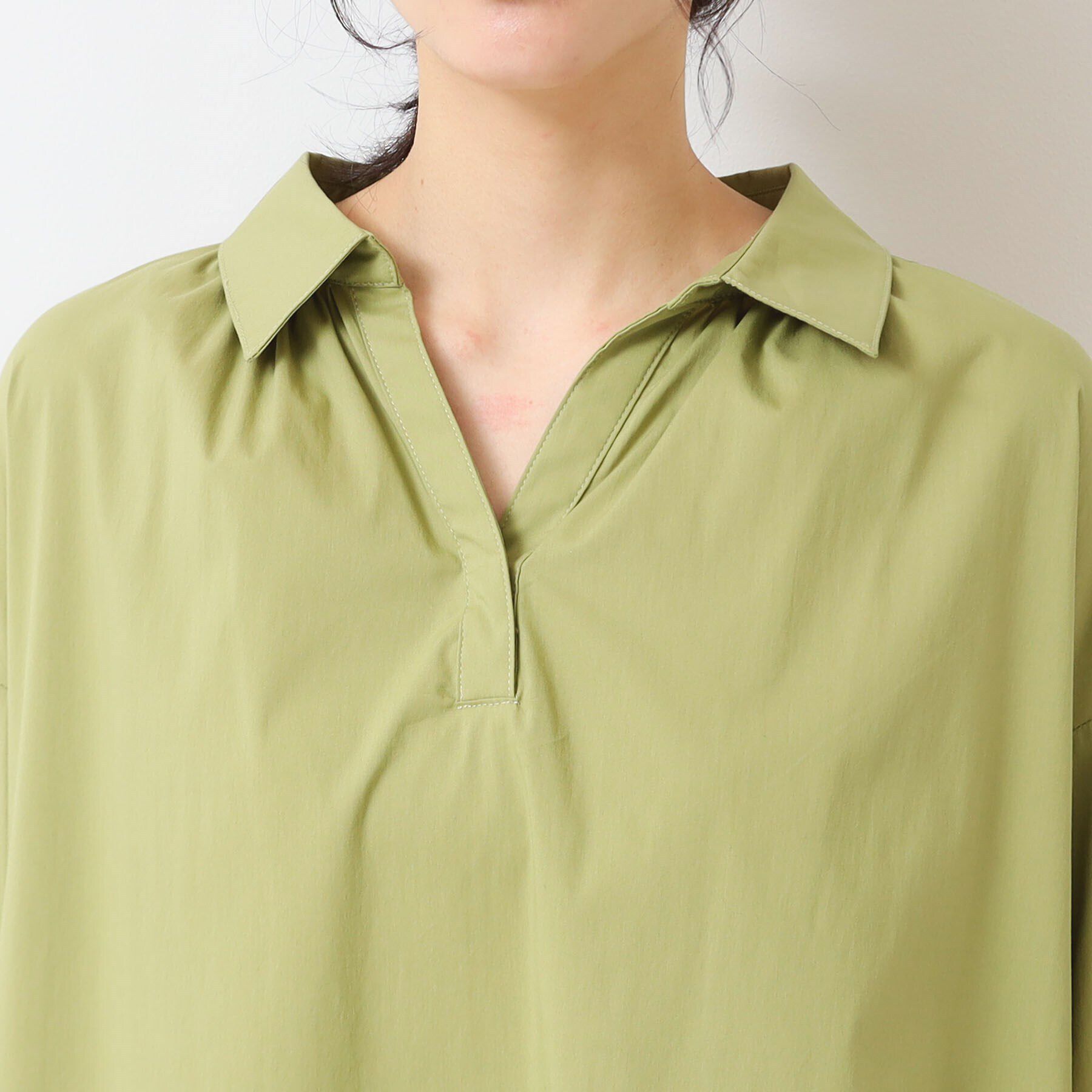 Dessin「【洗える】シャツチュニックワンピース」|ワンピース|