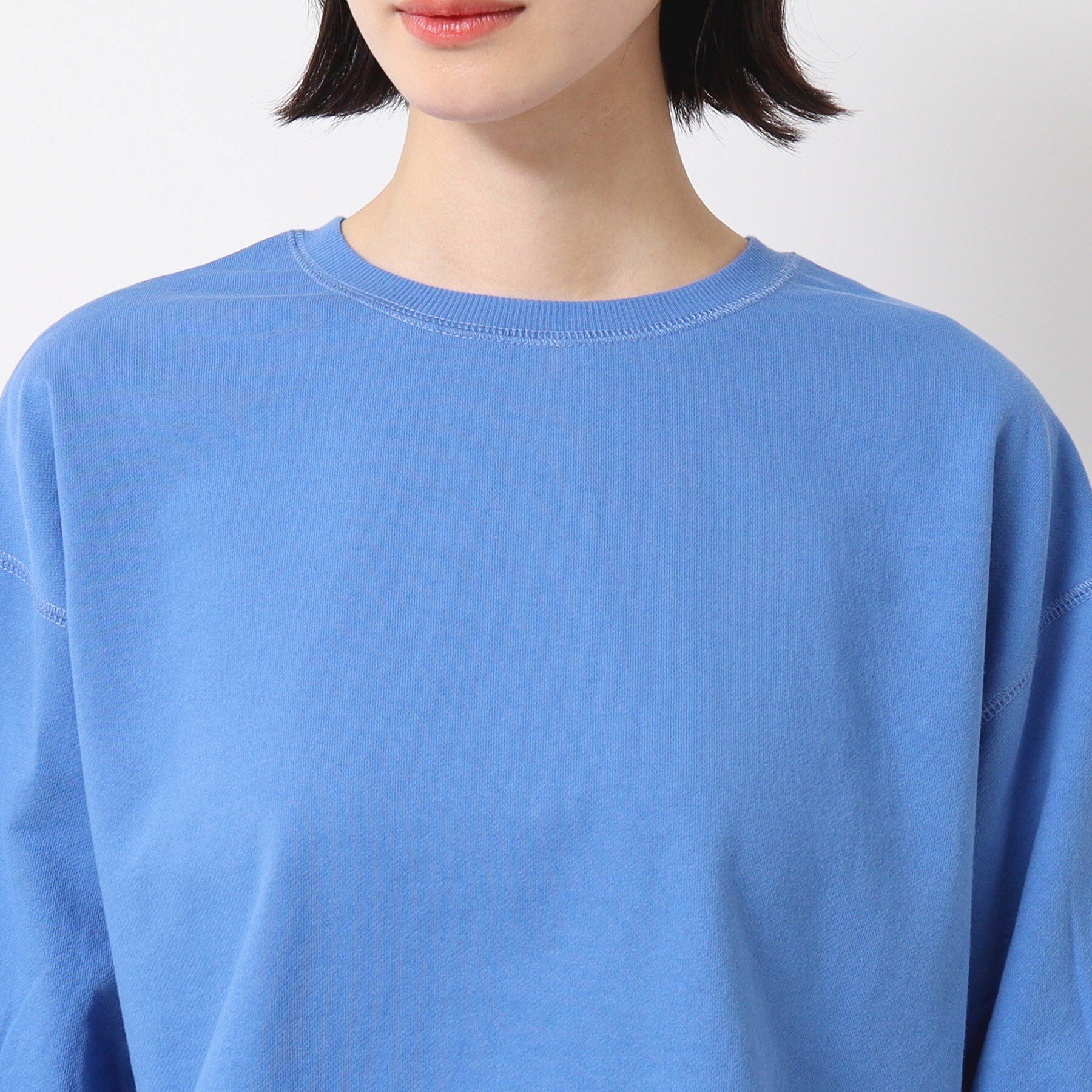 Dessin「【360度可愛い・洗える】バックヘンリーカットソー（5分袖/XS～L）」|Tシャツ・カットソー|