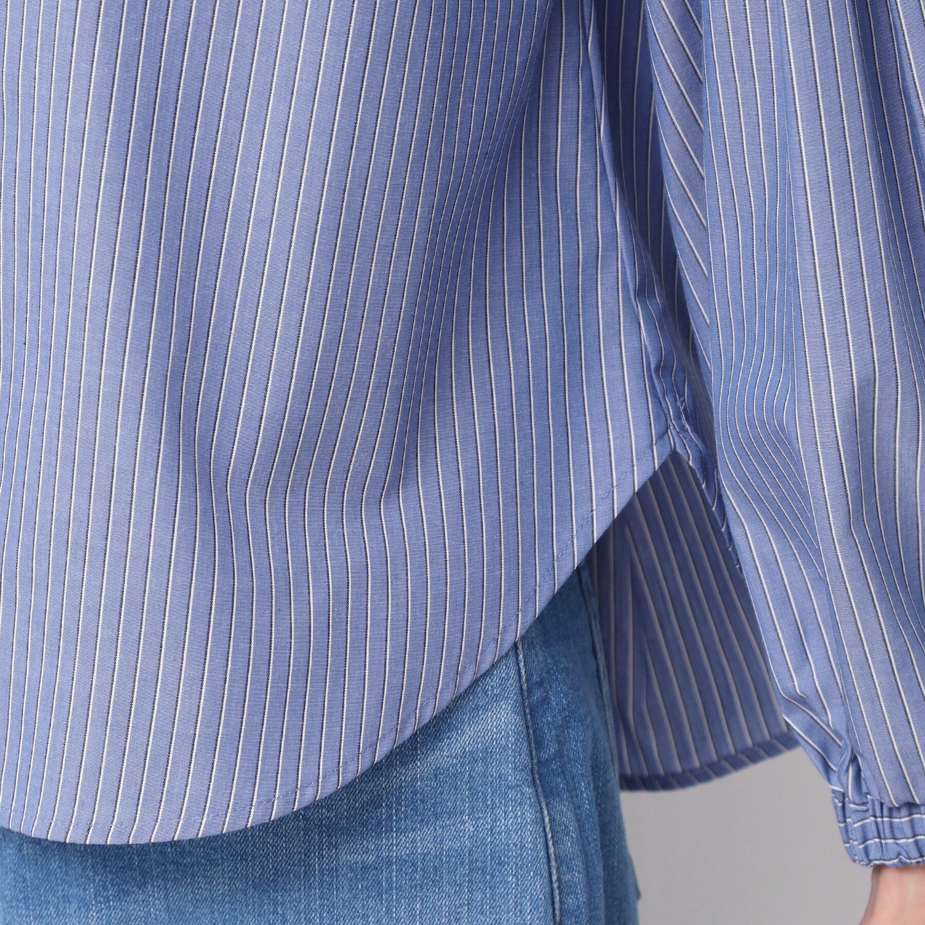 Dessin「【洗える・4サイズ展開】バンドカラーシャツ（XS～L）」|シャツ・ブラウス|