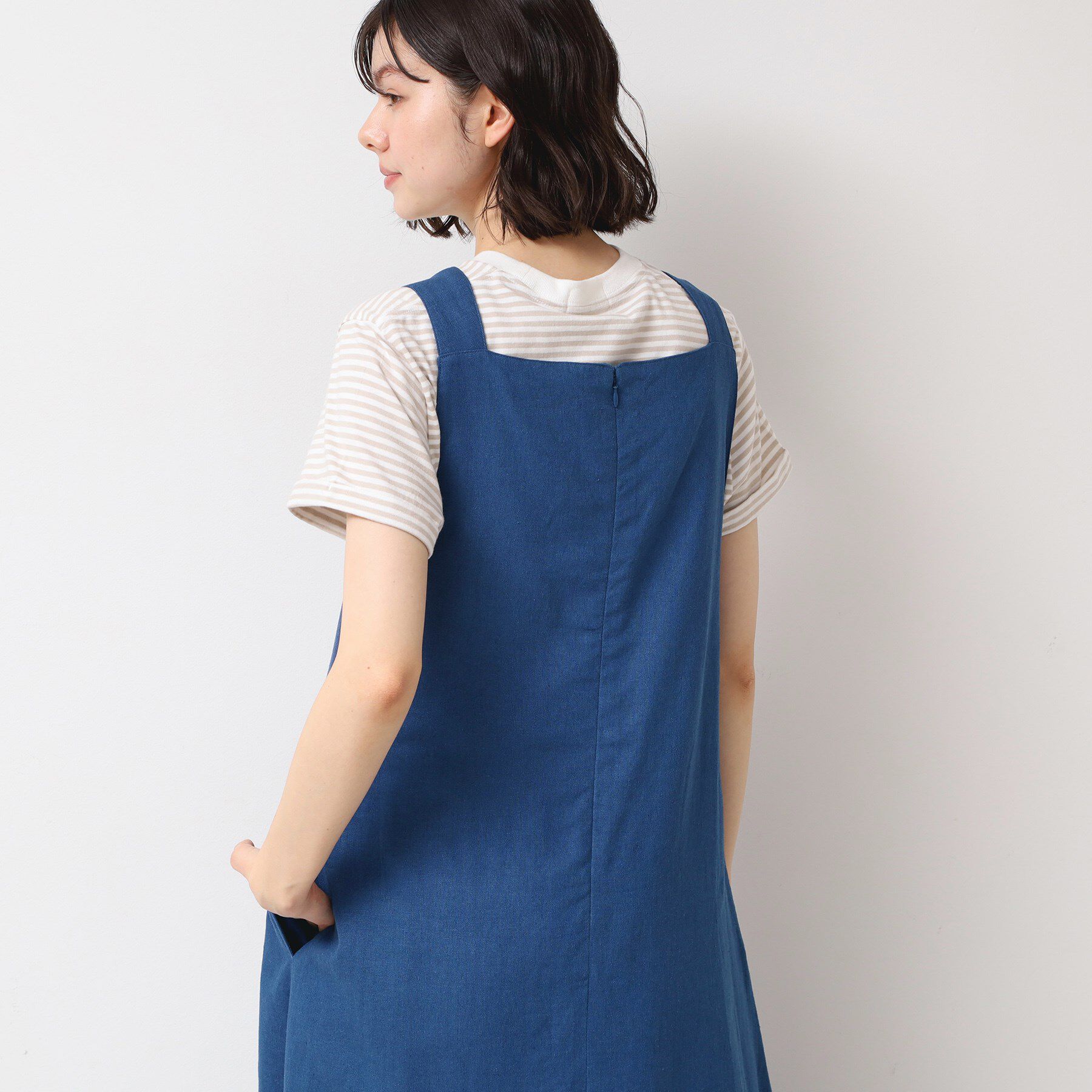 Dessin「【洗える】テントラインジャンパースカート」|ワンピース|