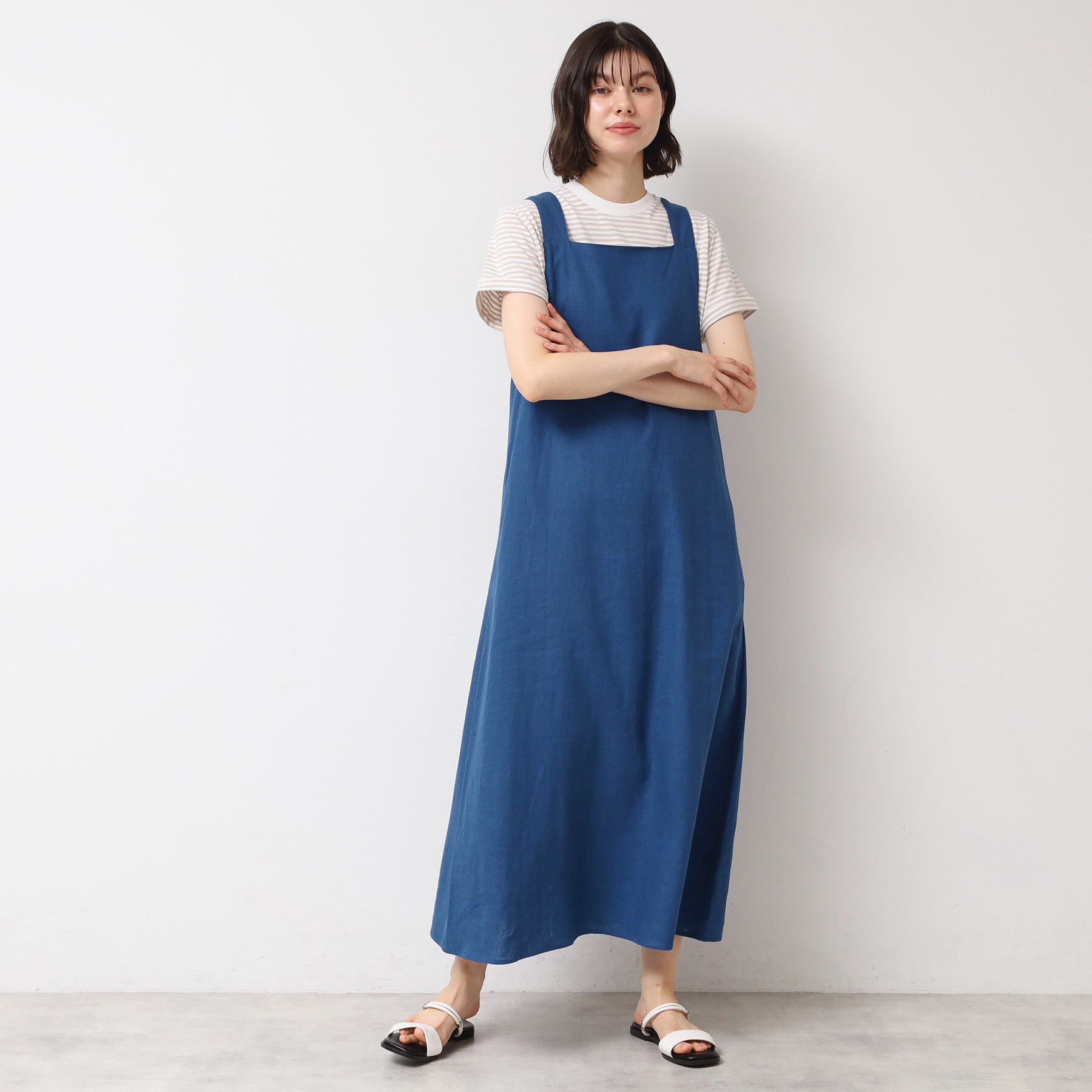 Dessin「【洗える】テントラインジャンパースカート」|ワンピース|